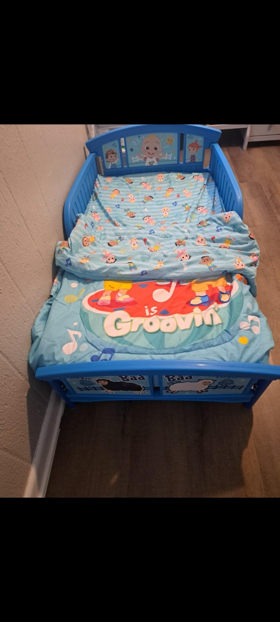 Delta Children Plastic Toddler Bed, Disney/Pixar Cars | Low-to-Floor Toddler Bed with Included Safety Rails, BSA Certified, Fits Full-Size Crib Mattress customer photo 1