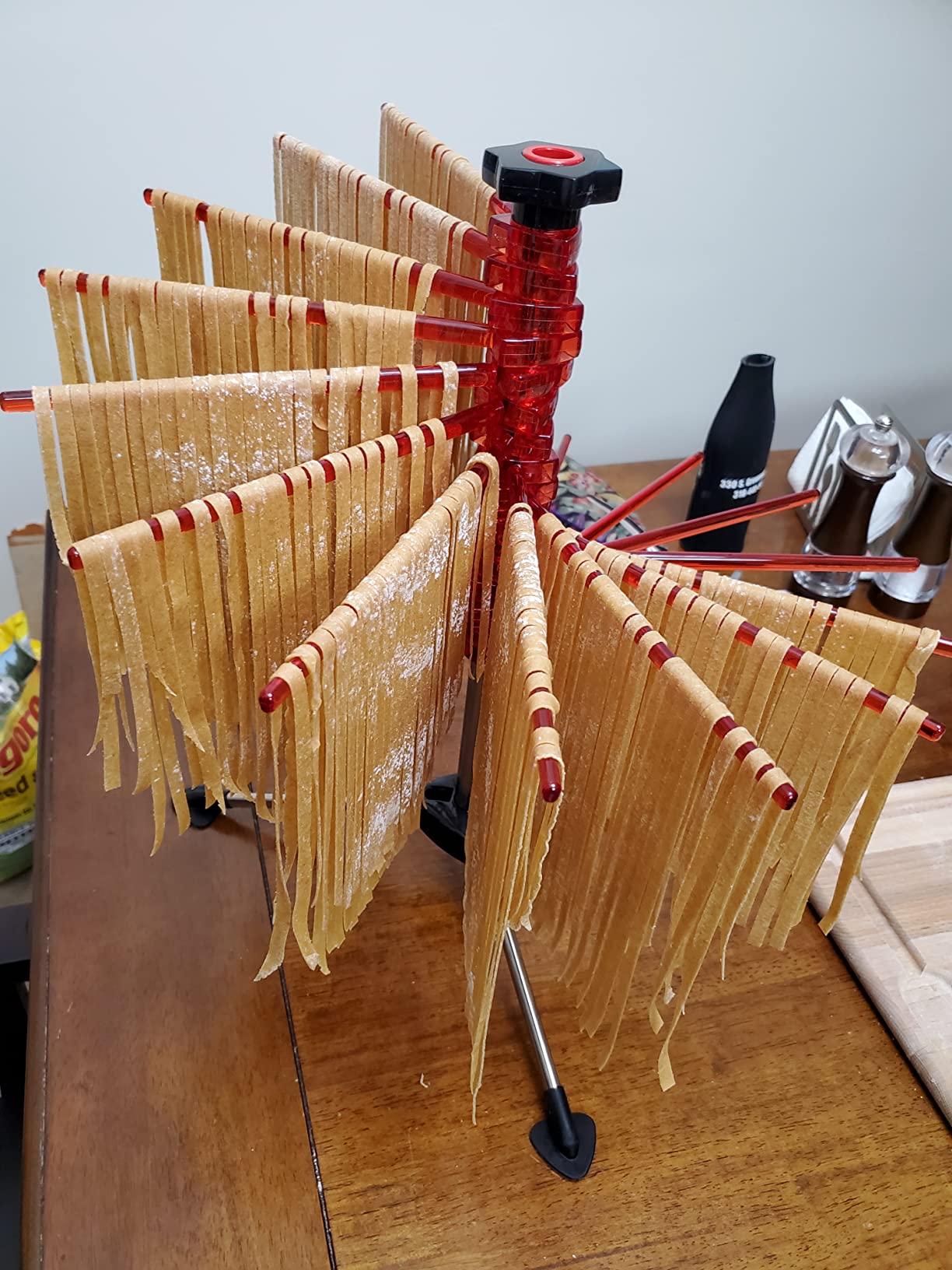MARCATO Pasta Drying Rack, Clear customer photo 1