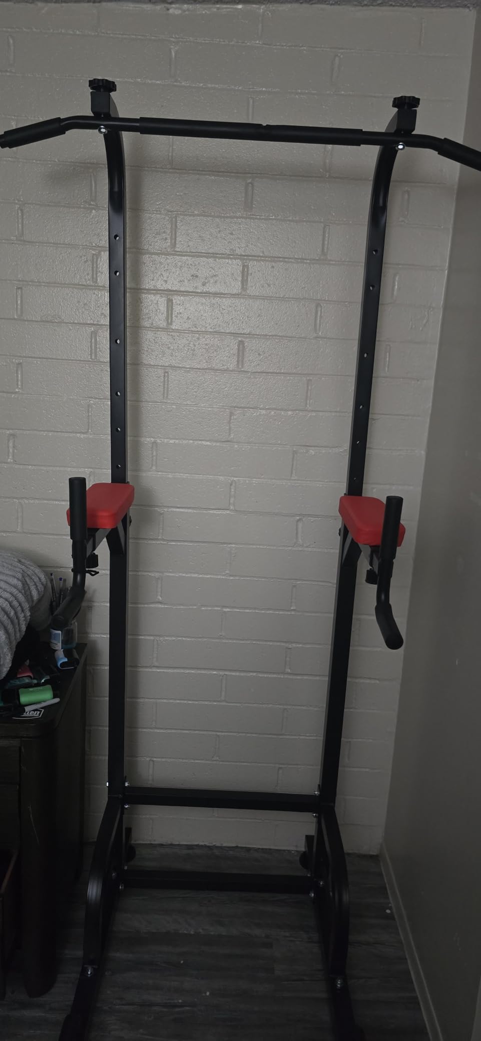 RELIFE REBUILD YOUR LIFE Pull Up Bar Free Standing Power Tower for Home Gym | Dip Station Pull Up Station, Multi-Function Home Fitness Equipment for Pull-Ups, Dips, Push-Ups, Full Body Strength Training customer photo 2
