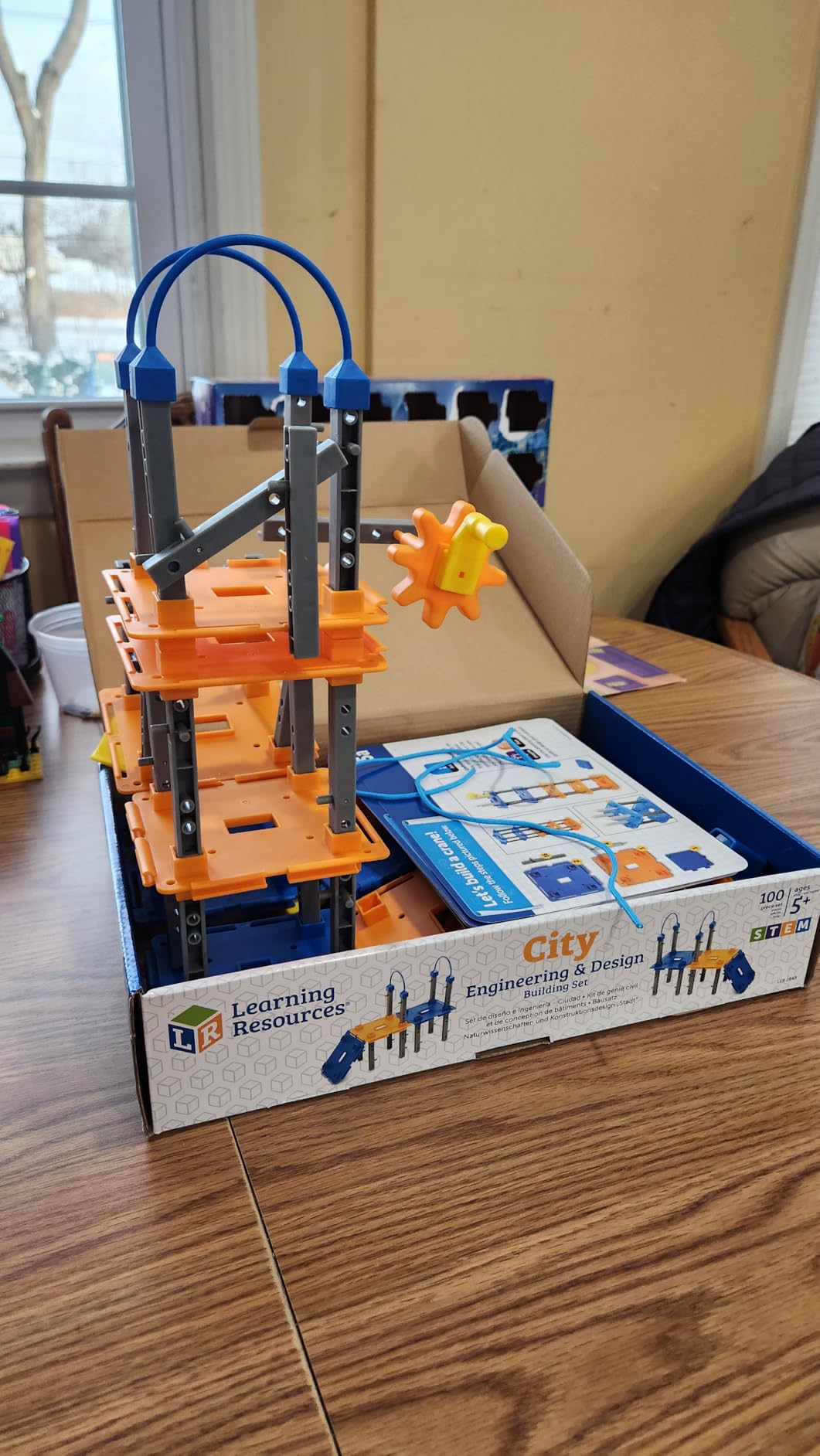 Learning Resources City Engineering & Design Building Set | Preschool Building Toys, STEM Toys for 5 Year Old, Kids Engineering Kit, STEM Gifts for Kids customer photo 2