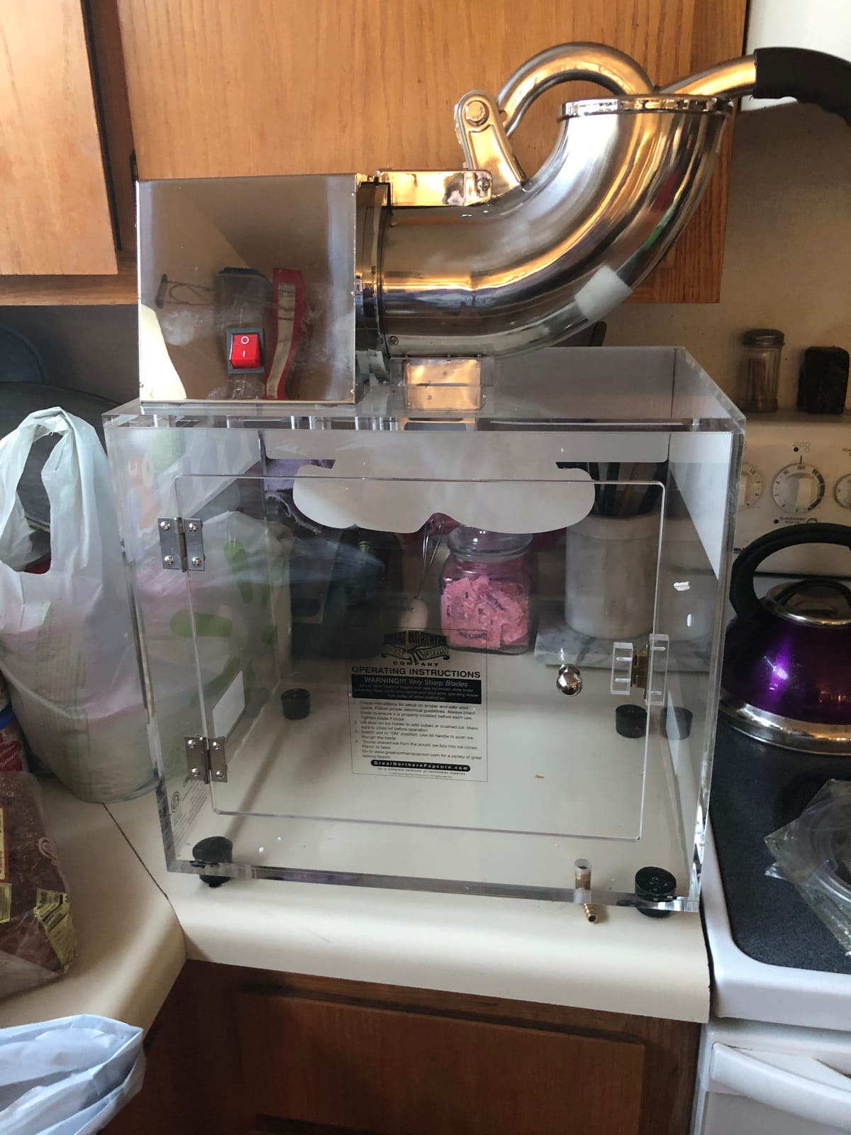 Great Northern Polar Blast Acrylic Snow Cone Machine Snowcone Slush Maker customer photo 1