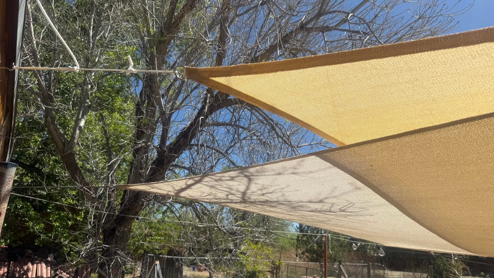 LOVE STORY 12' x 16' Rectangle Sun Shade Sail for Outdoor Patio, Sand | HDPE Fabric, 95% UV Block, Breathable Sunshade, Canopy for Garden Backyard Deck customer photo 1