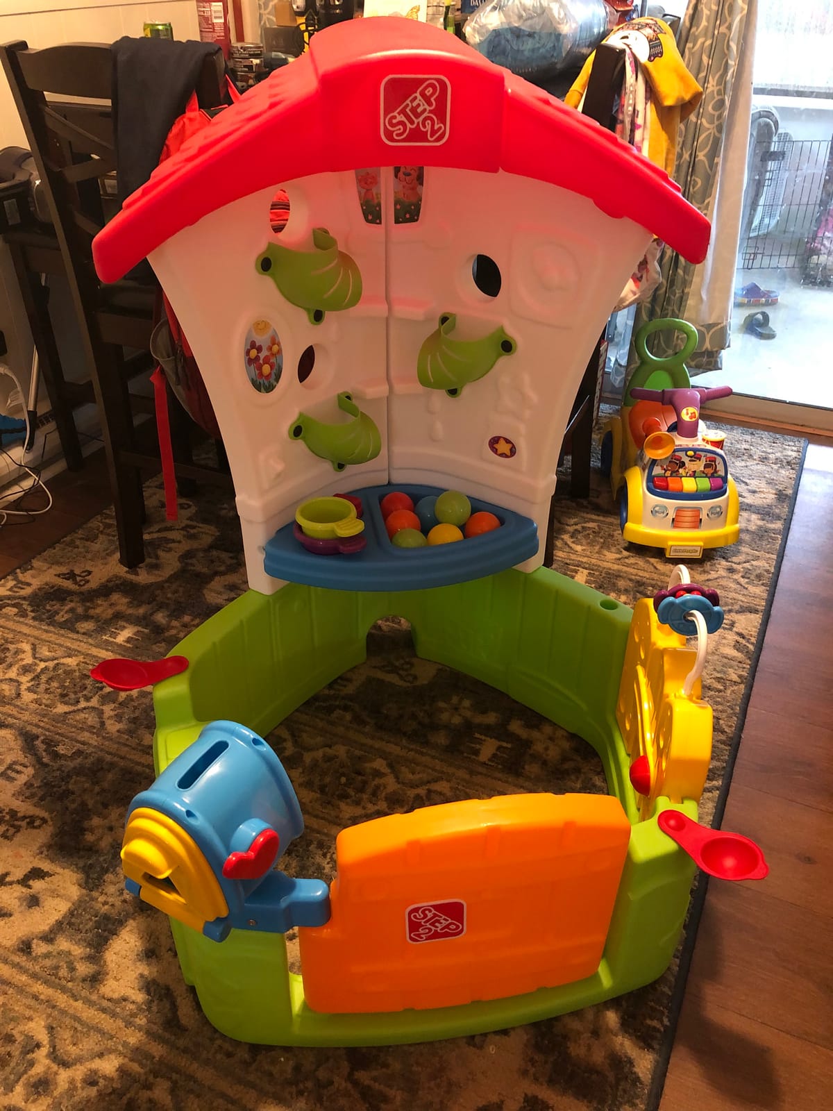 Step2 Toddler Corner House, Kids Playhouse, Indoor/Outdoor Playset, Play Gym with Kitchenette, Includes 15 Piece Toy Accessories, Made of Durable Plastic, for Toddlers 1+ Years Old customer photo 1
