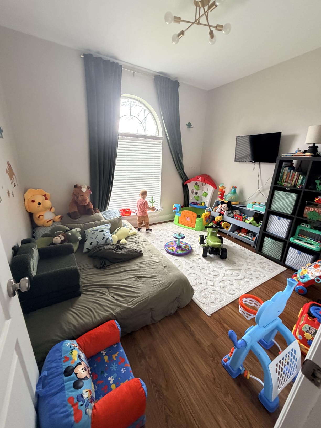 Step2 Toddler Corner House, Kids Playhouse, Indoor/Outdoor Playset, Play Gym with Kitchenette, Includes 15 Piece Toy Accessories, Made of Durable Plastic, for Toddlers 1+ Years Old customer photo 2