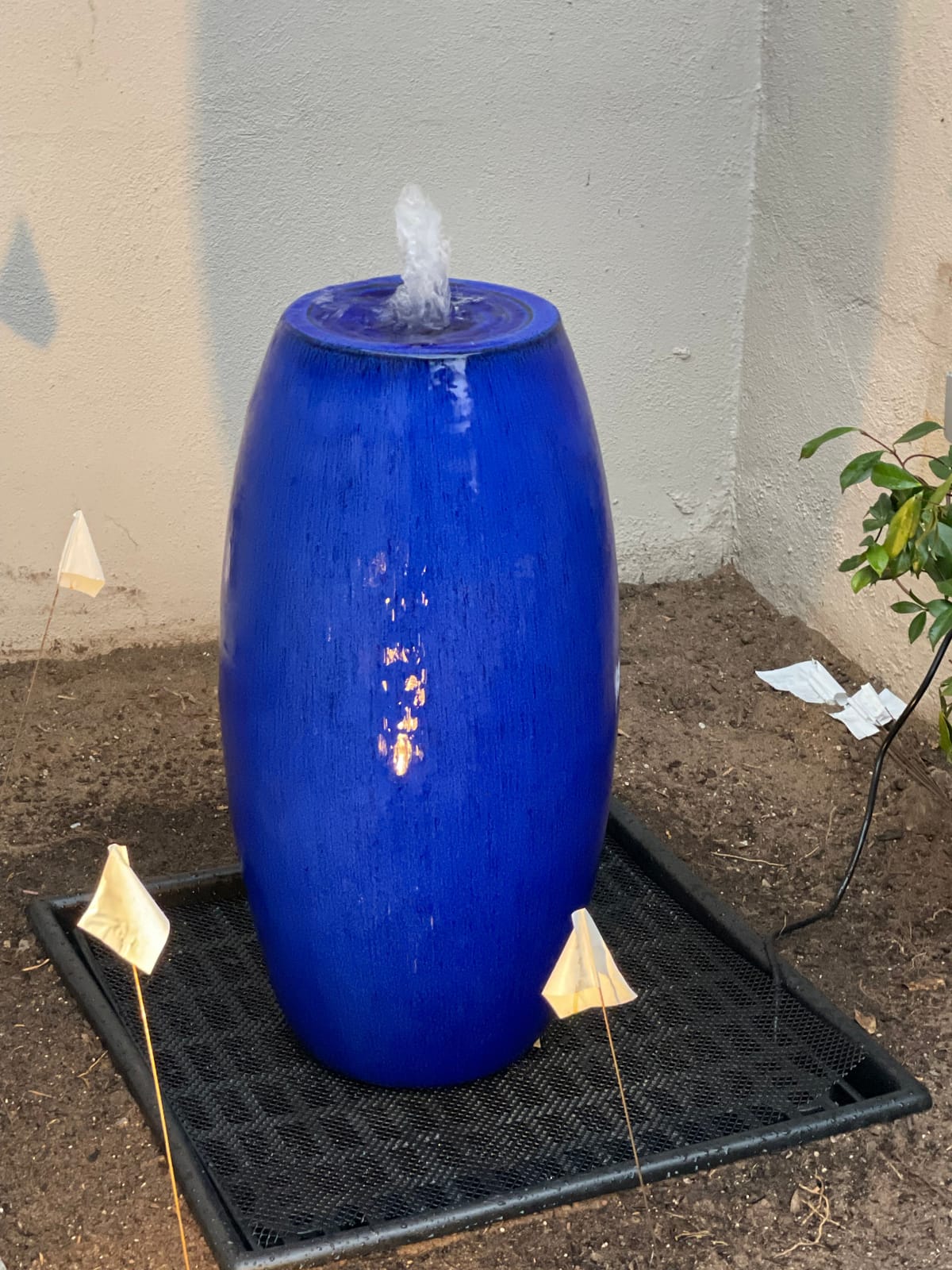 24x24 INCH Heavy Duty Fountain and Waterfall Basin Reservoir for DIY Water Features is Durable, Sturdy and Versatile, Has Pump Access Door, Will Not Rust customer photo 1