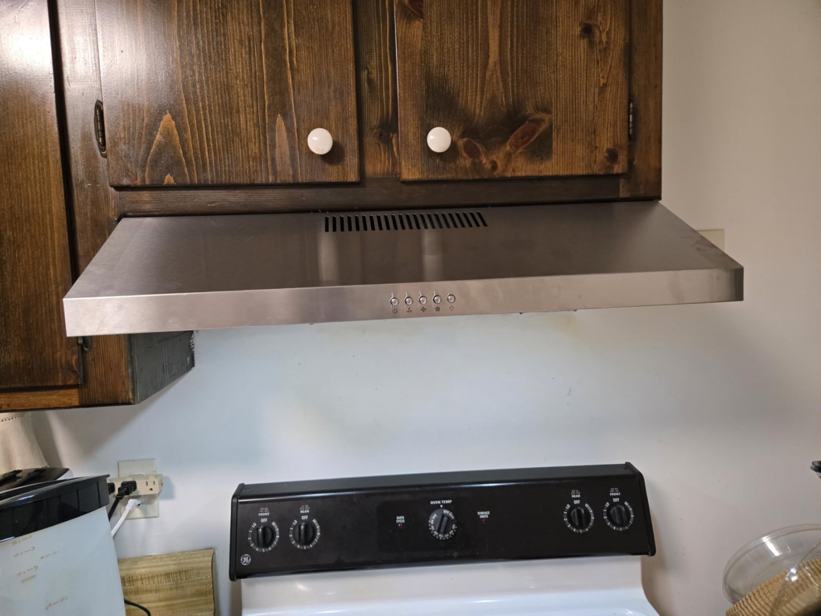 36 in. Delta Coll Ducted Under Cabinet Range Hood, Mesh Filters, Stainless | Cosmo COS-5MU36 Reusable Filters, LED Lighting, Push Button Controls, 3 Fan Speeds, Slim Profile, Top or Rear Venting customer photo 1