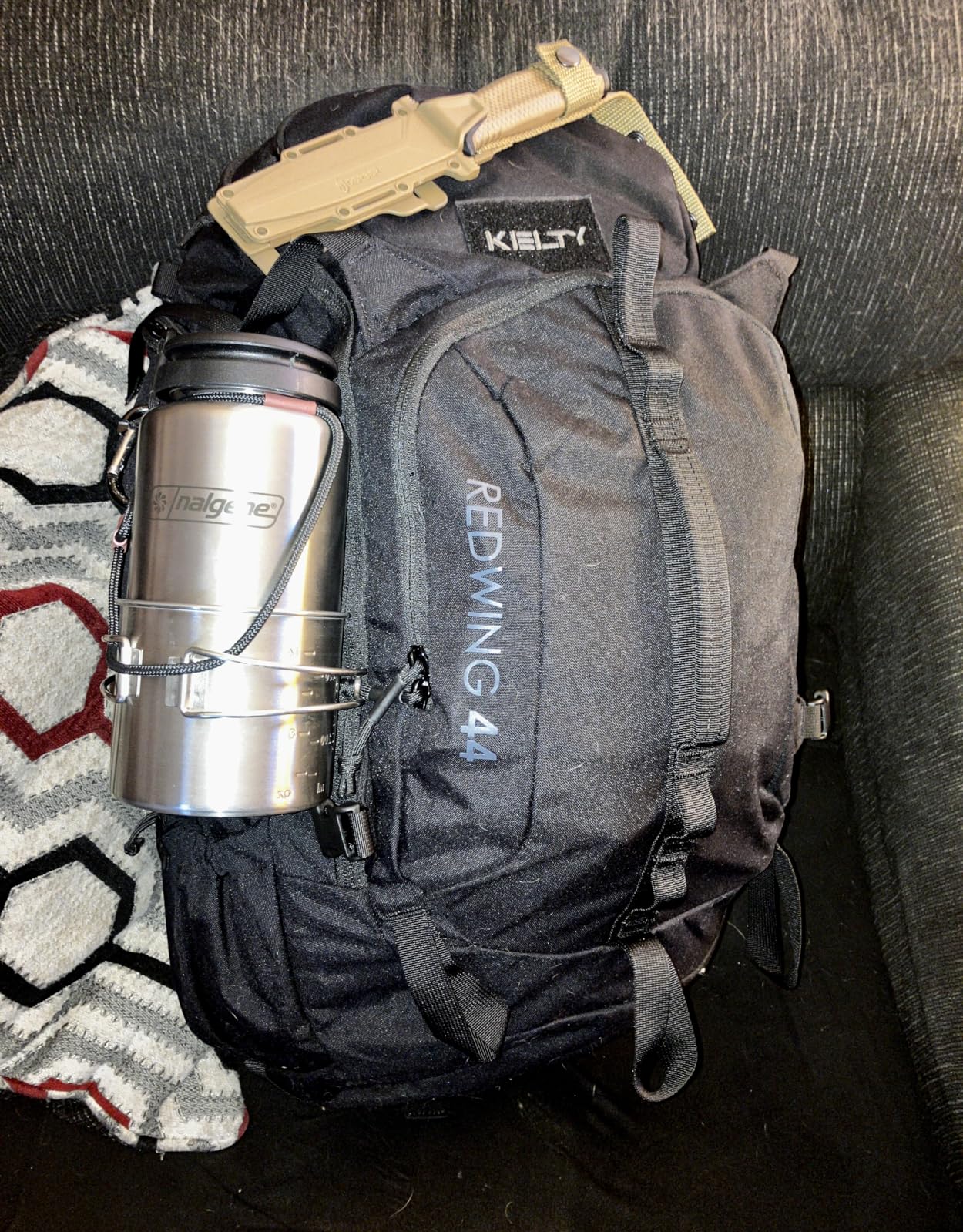 Kelty Redwing Tactical Backpack - Built to Military Specification Army Backpack, Durable & Strong, Built to Last, Aluminum Stays, Ideal for Military, Police, Outdoors Hiking or Bug Out Bag | Grey 44L customer photo 1
