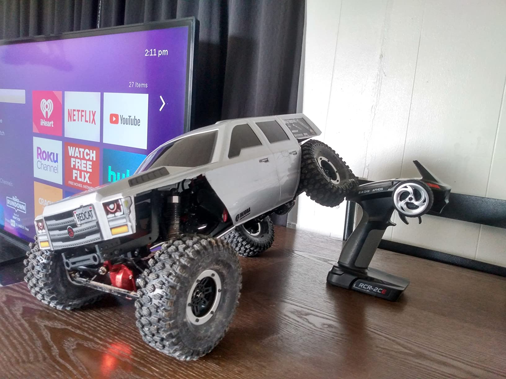 Everest GEN7 Sport 1/10 Scale RC Rock Crawler 4x4 - 4WD RTR RC Truck with Steel Frame, Oil Shocks, Beadlock Wheels, Interco Tires, Waterproof ESC & Battery Included - Silver customer photo 2