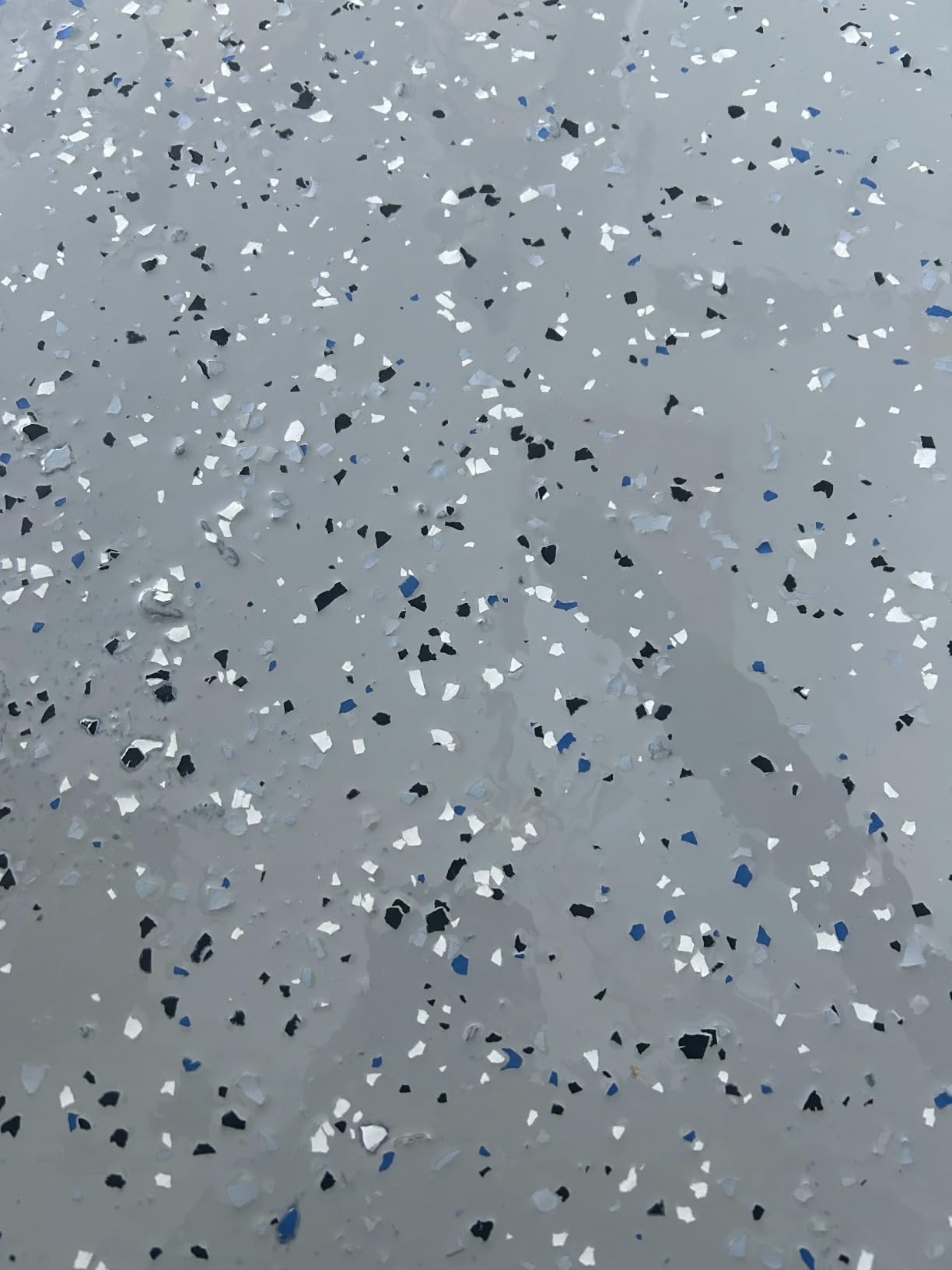 Rust-Oleum RockSolid Polycuramine Gloss Dark Gray Garage Floor Coating | 20X Stronger Than Epoxy, Resists Hot Tire Pickup, Self-Leveling Formula, Stain Resistant, Covers 500 Sq Ft, 2.5 Car Kit customer photo 1