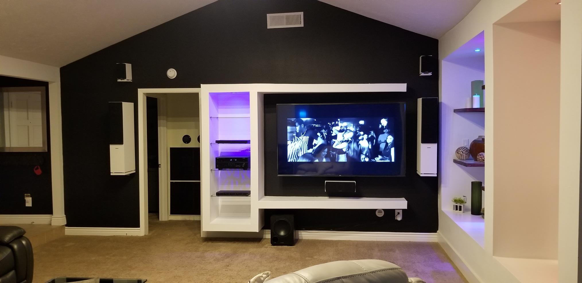 Elite High Definition Surround Sound Home Theater 5.1 Speaker System Including 3-Way Floorstanding Towers, Center Channel, Rear Surround Speakers and a DB10 Subwoofer - Black Ash (SX51BR) customer photo 1