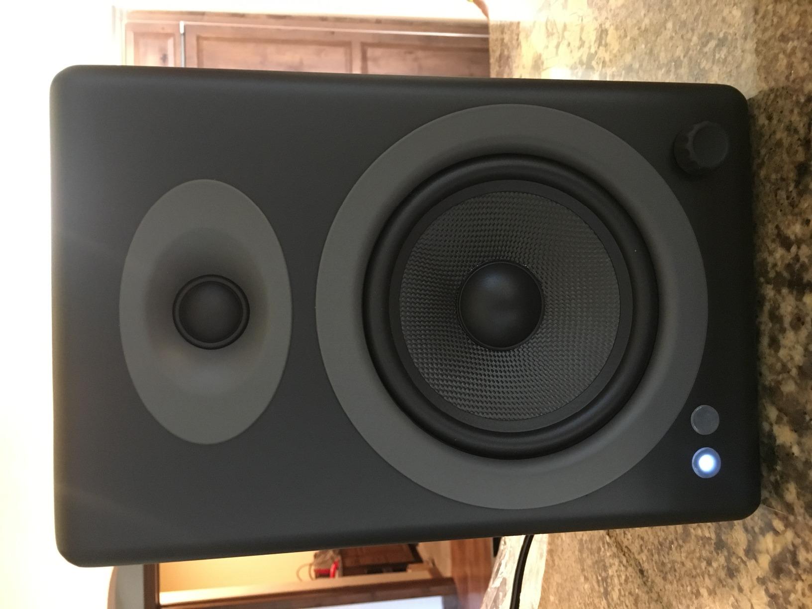 AudioEngine A5+ Wireless Bookshelf Speakers - Bluetooth Powered Speakers for Turntables, Vinyl Records, Music Streaming and Home Theater - Hi Res Audio customer photo 2