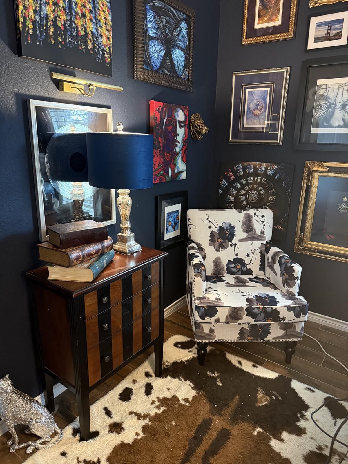 Christopher Knight Home Boaz Fabric Club Chair - Floral Print customer photo 2