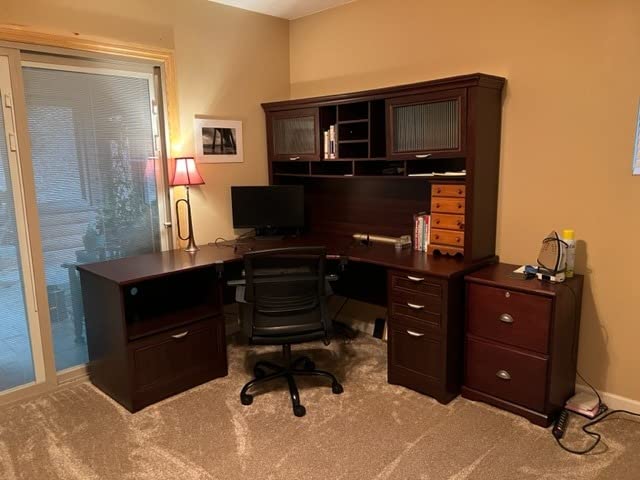 Realspace Magellan Performance 71in W L-Shaped Corner Desk, Cherry customer photo 2