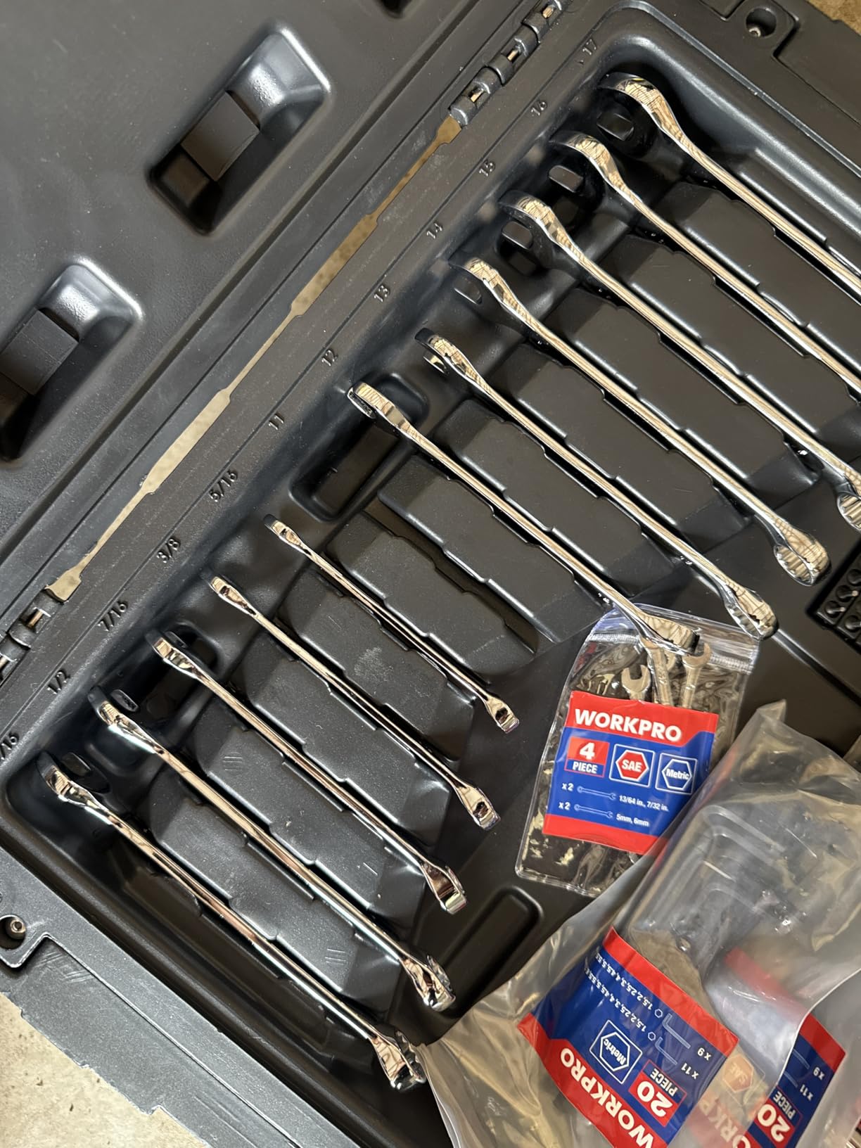 WORKPRO 450-Piece Drive Socket Set 1/2
