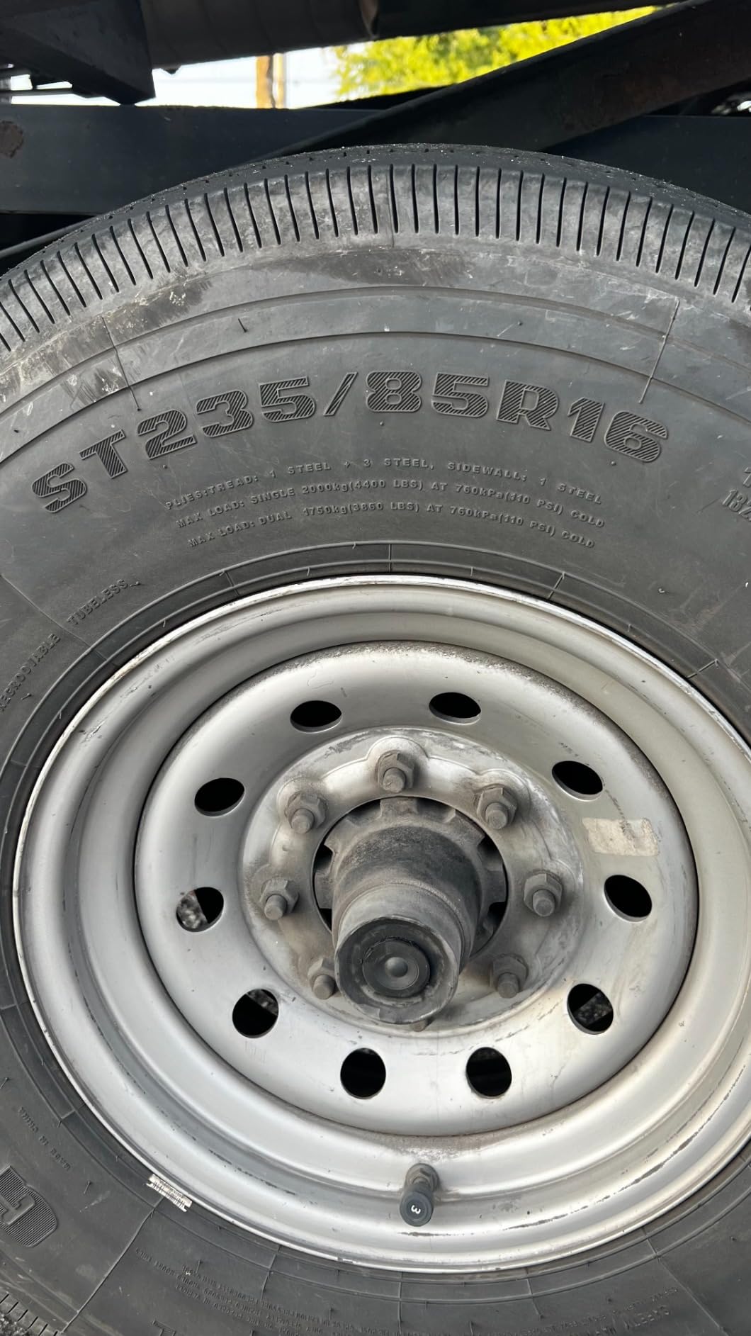 GREMAX Set 2 All Steel ST235/80R16 14PR RV Trailer Tires Load Range G 129M | 235/80/16 235 80 16 Load Range G for Heavy duty RV customer photo 2
