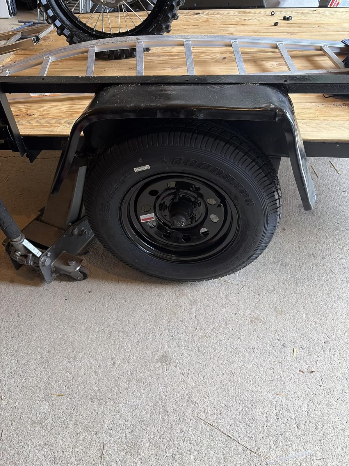 eCustomrim 2-Pack Trailer Tire Rim Assembly ST175/80D13 Load Range C - 13 Inch 6 Ply Tires, 5 Lug On 4.5 Inch Center Black Wheel customer photo 2