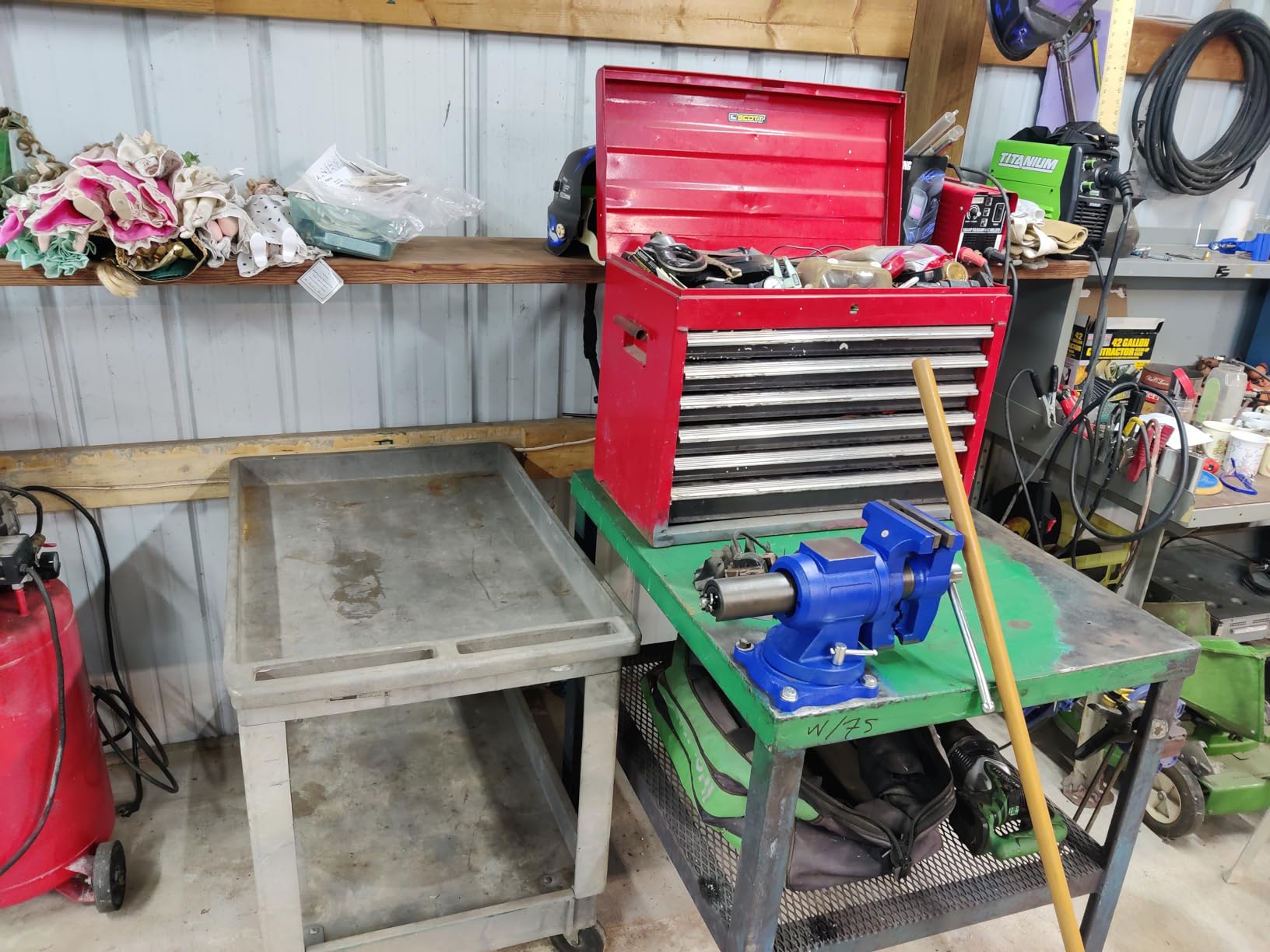 Forward DT08125A 5 Inch Heavy Duty Bench Vise with 360°Swivel Base and Head | 5,500LBS Clamping Force Multi-Purpose Rotating Head Vise | 5