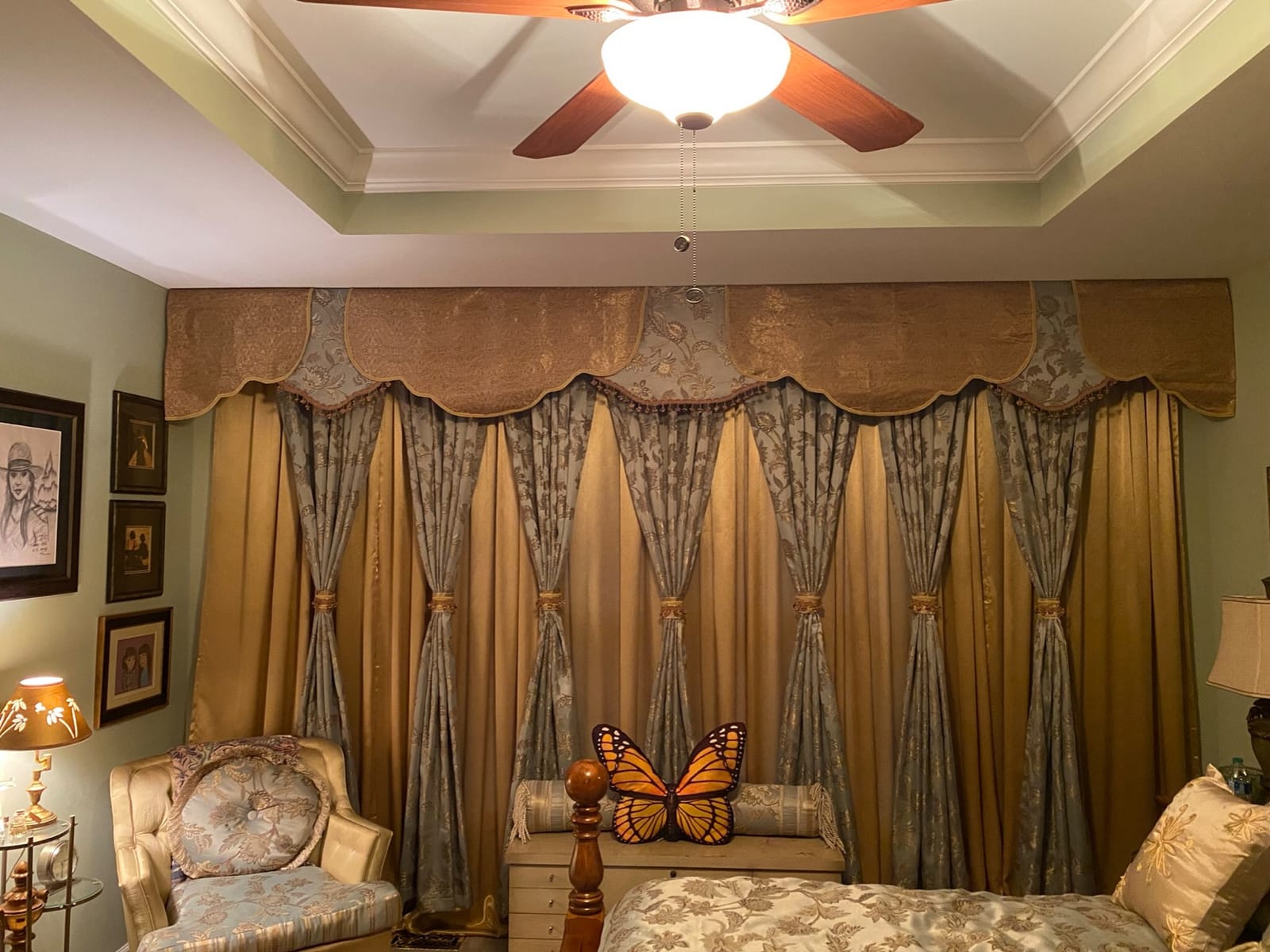 Multi-Style Cornice-Valance Kit | Scalloped, Arched, & Straight Rod-Pocket Styles | Fits All Window Sizes | Reusable No-Sew Fabric-Shaping Forms customer photo 1