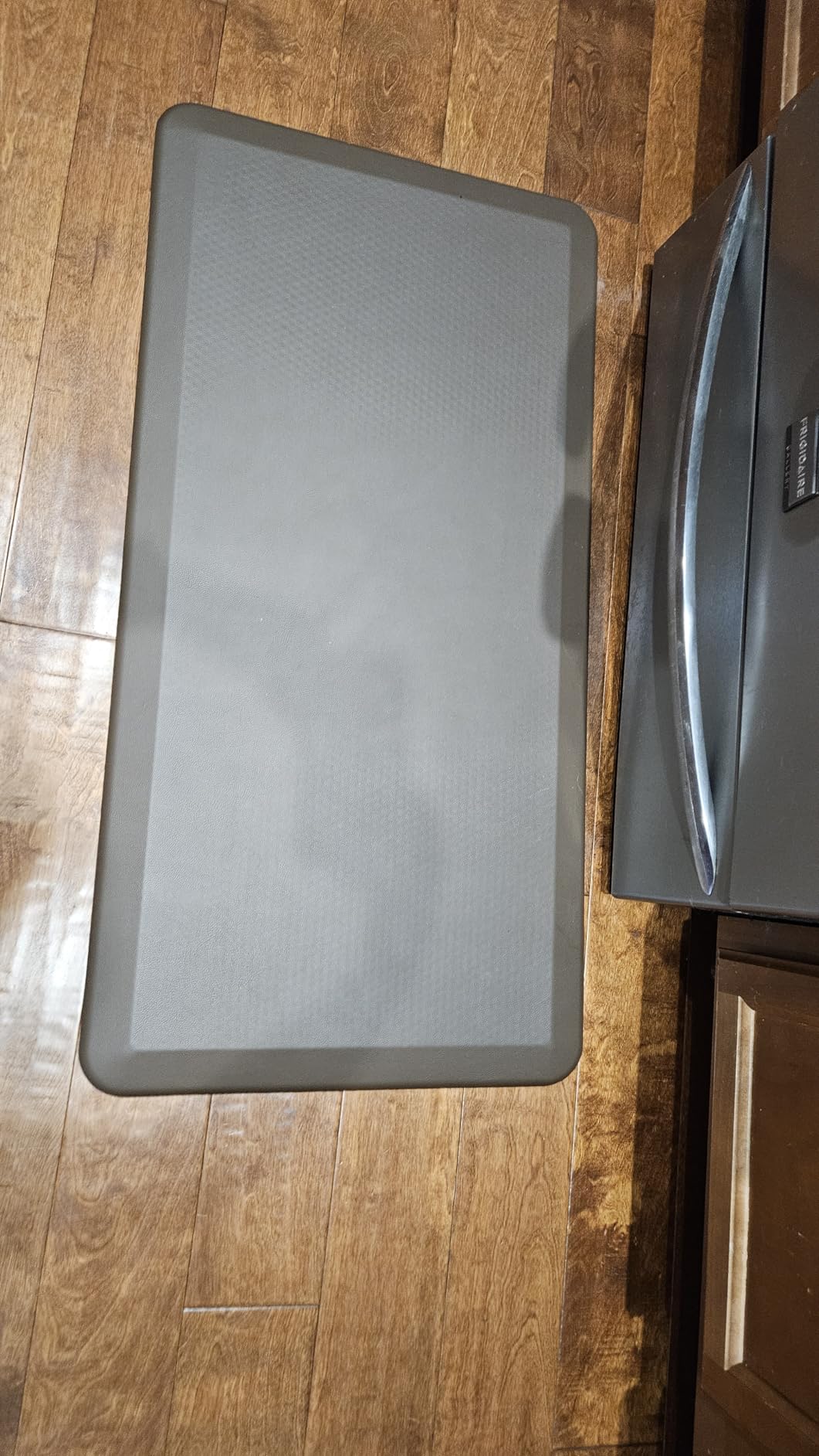 GORILLA GRIP Cushioned Antifatigue Kitchen Mat for Floor, 24x17, Black | 3/4 Inch Thick Ergonomic Office Standing Desk Mats, Waterproof and Stain Resistant Pebbled Top, Supportive Padded Foam Rug customer photo 1