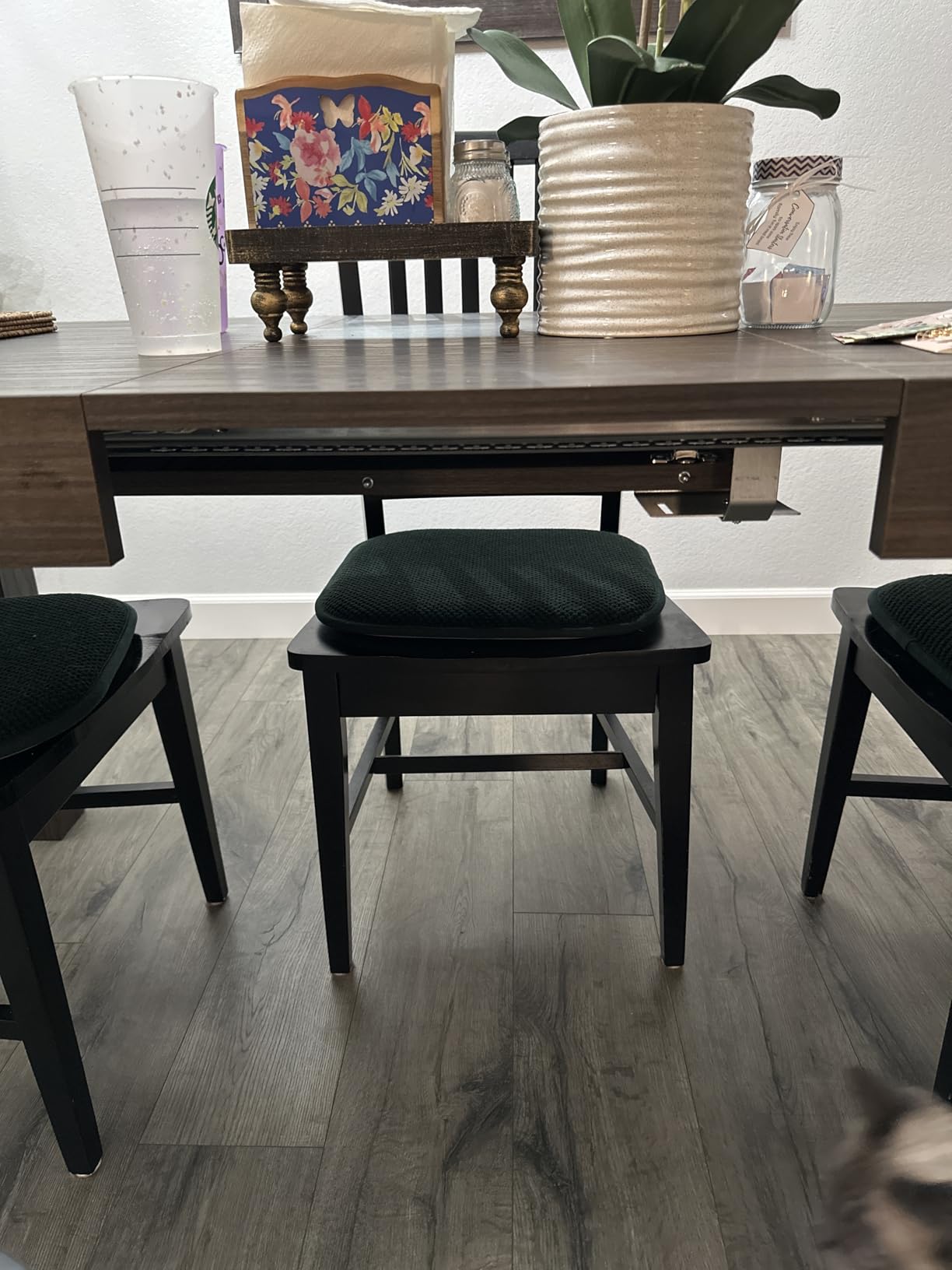 Mobili Fiver First Extendable Dining Table 47.2 to 78.7 Inches Seats 6 to 8 Rustic Oak customer photo 1