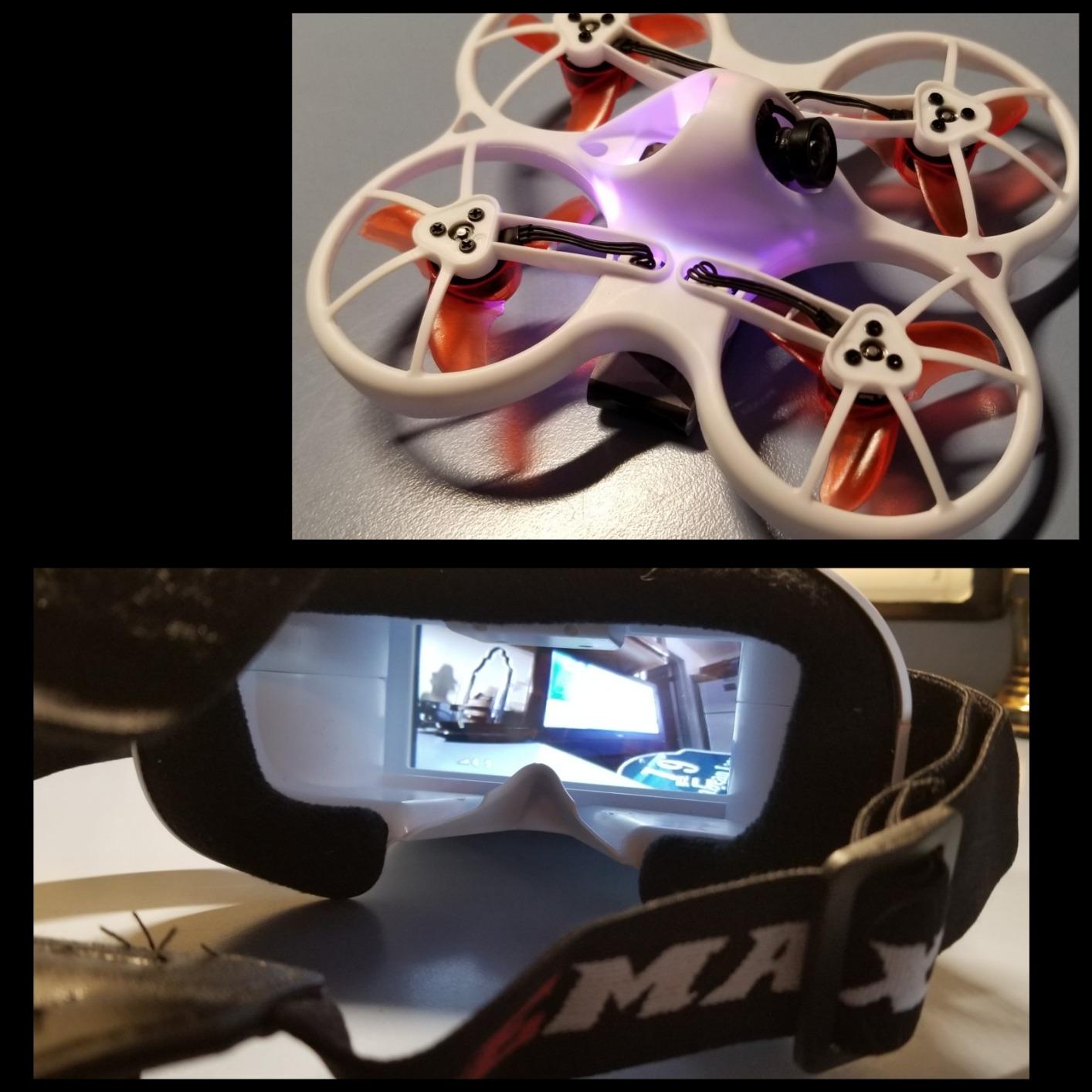 Tiny Hawk RTF Micro Indoor Racing Drone with FPV Goggles and Controller for Beginners customer photo 2