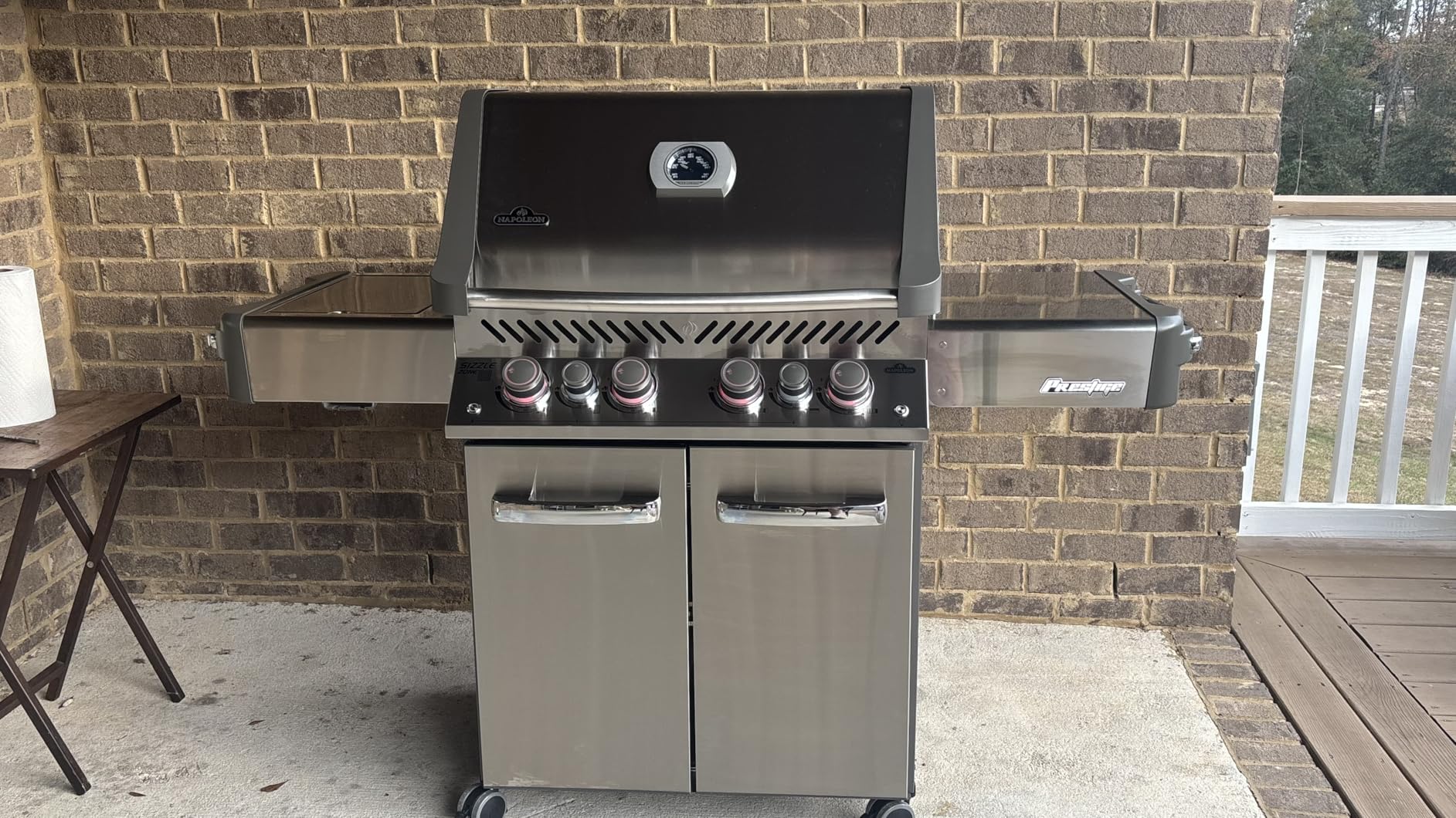 Napoleon Prestige 500 RSIB Natural Gas Grill with Infrared Side and Rear Burner, Stainless Steel customer photo 2