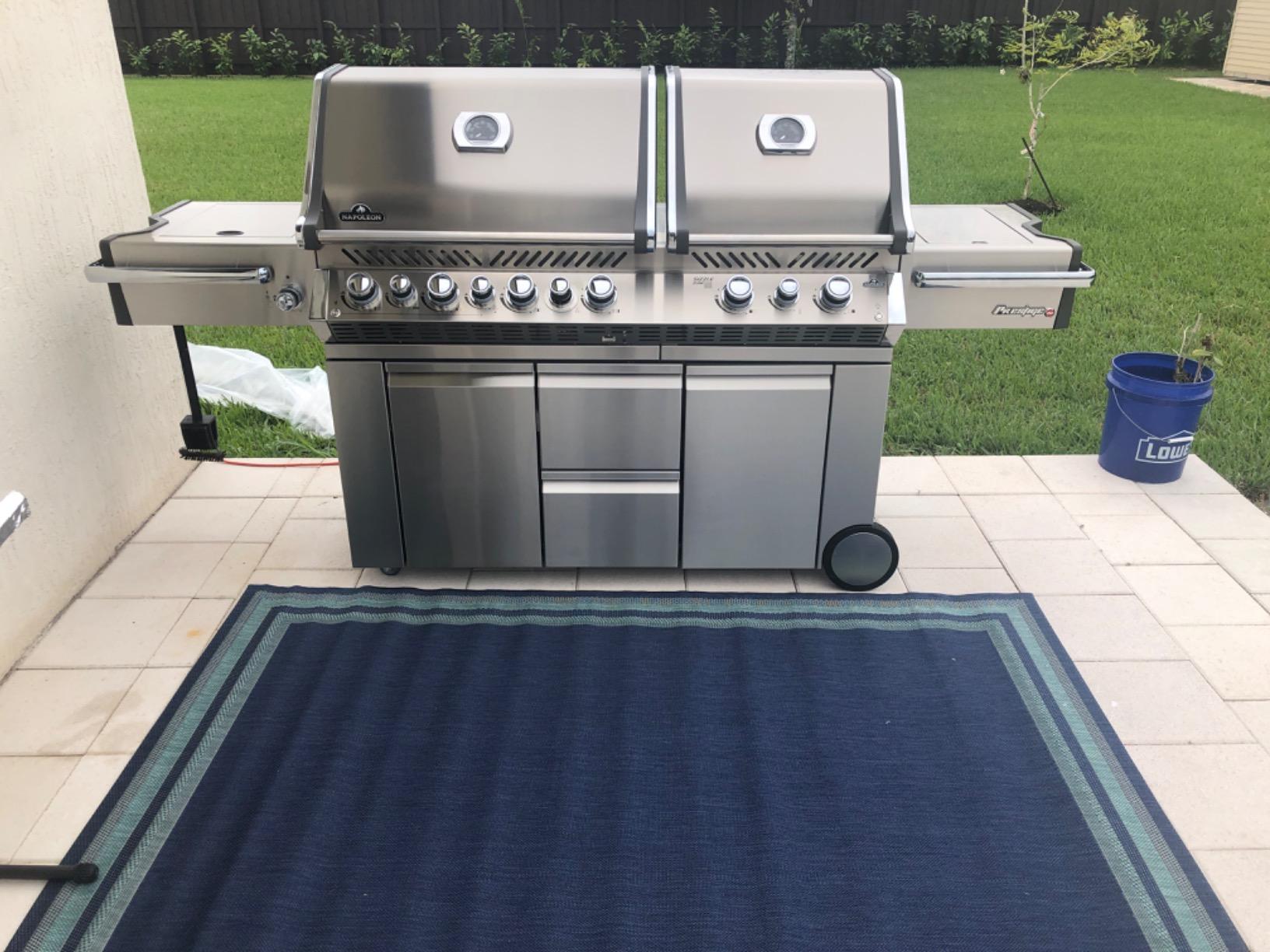 Napoleon Prestige PRO 825 RSBI Propane Gas Grill with Infrared Rear & Bottom Range Burner, Stainless Steel customer photo 1