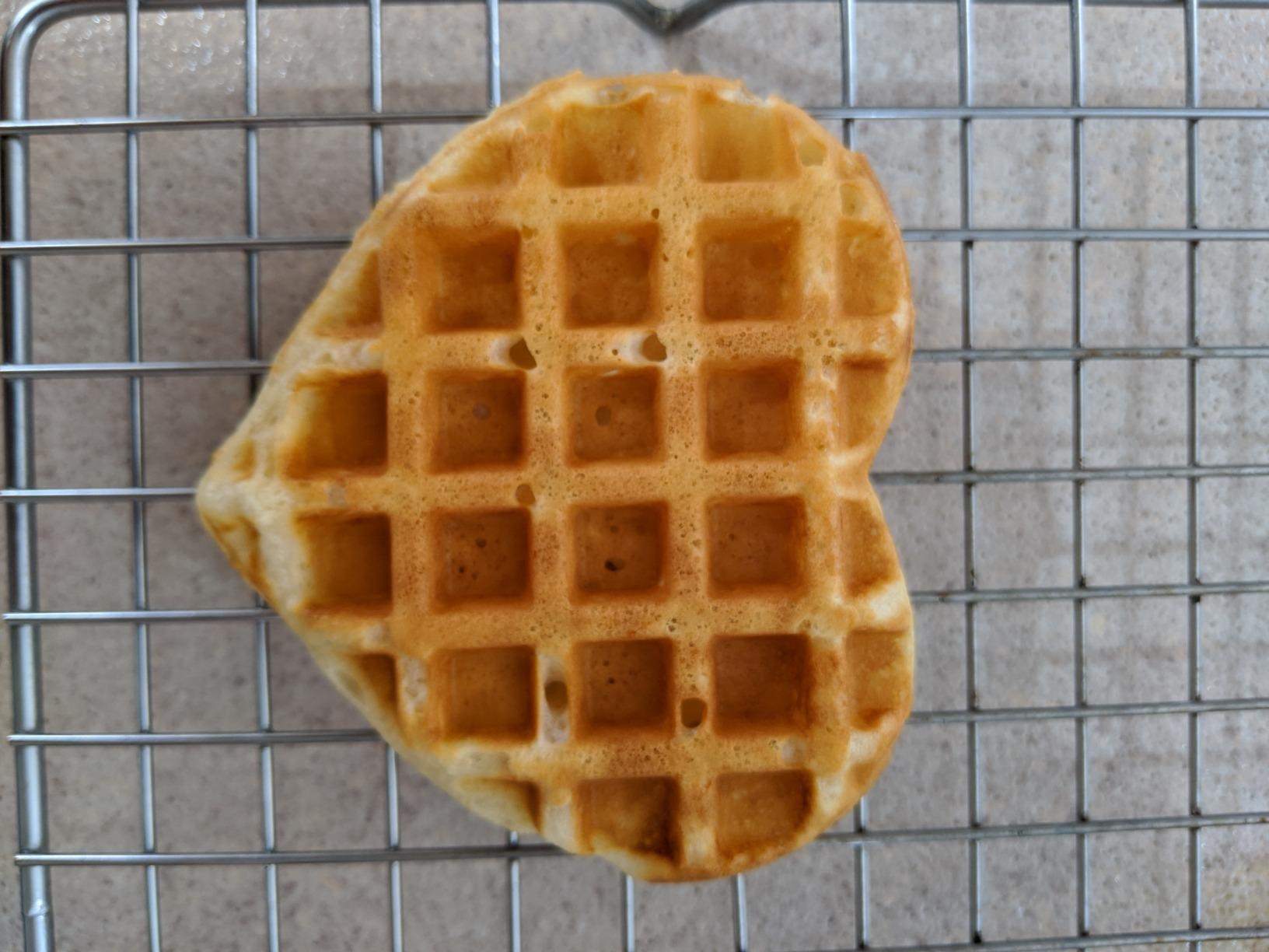Heart Mini Waffle Maker, 4-Inch Nonstick Cooking Surface, Red | Heart Shaped Waffles for Valentine's Day, Small Waffle Iron & Chaffle Maker, Mini Waffles for Kids & Families customer photo 1