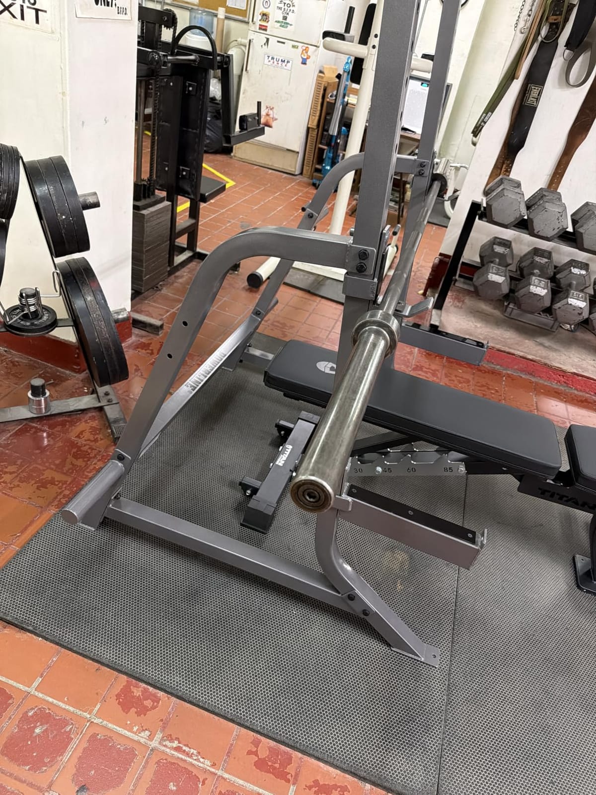 Body-Solid Powerline PMP150 Multi-Press Rack - Adjustable Barbell Stand with 600 LB Capacity, Safe Lift-Offs, and Weight Storage for Home Gym Squat and Bench Press Workouts customer photo 2