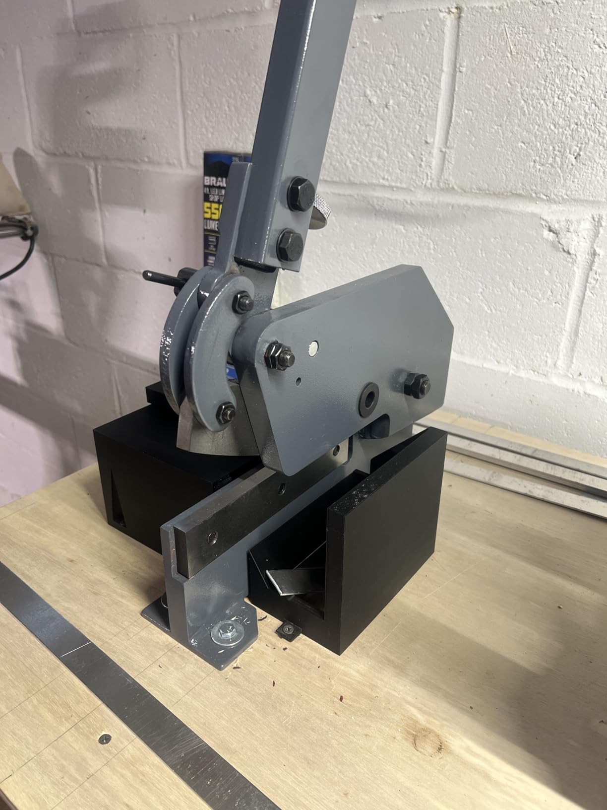 Manual Metal Shear, 8 in Bench Cutter KAKA INDUSTRIAL HS-8 customer photo 1