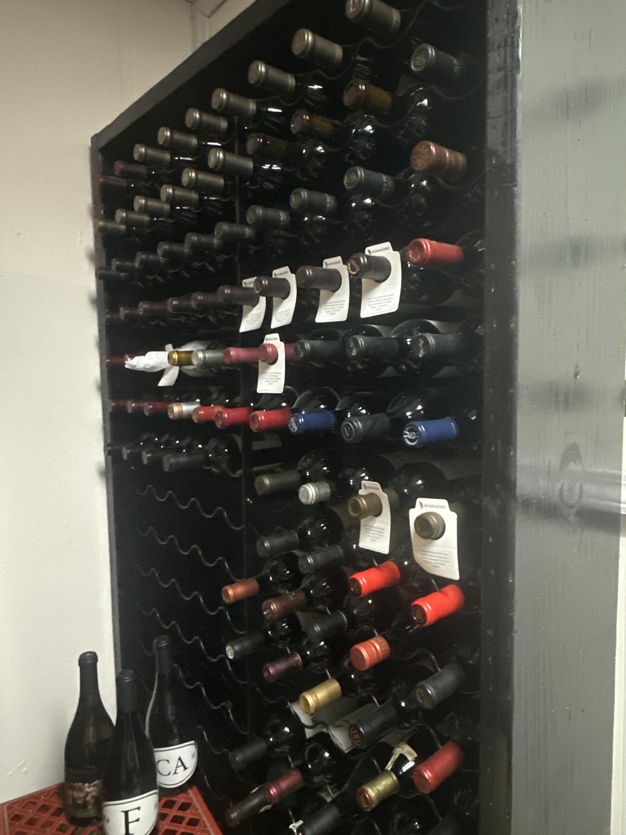 Sorbus Wine Rack Freestanding Floor - Wine Bottle Holder Holds 75 Bottles of Wine - 75 Bottle Capacity Wine Storage for Any Bar, Wine Cellar, Kitchen, Dining Room (New Improved Design) customer photo 2
