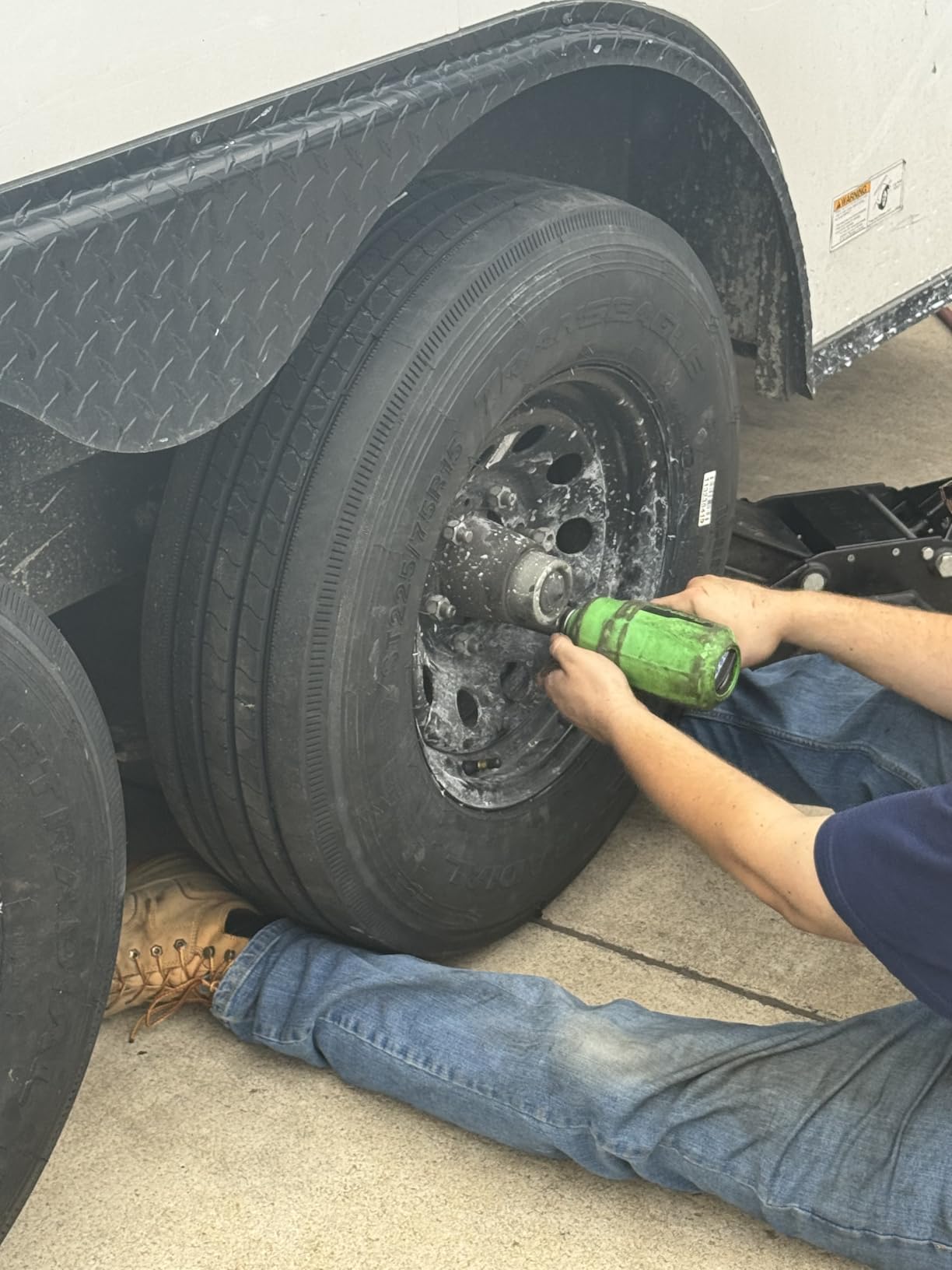 4 x Transeagle ST ST225/75R15 All Season F (12 Ply) All Steel Tires - Trailer Highway All Season Traction 121/117M customer photo 2