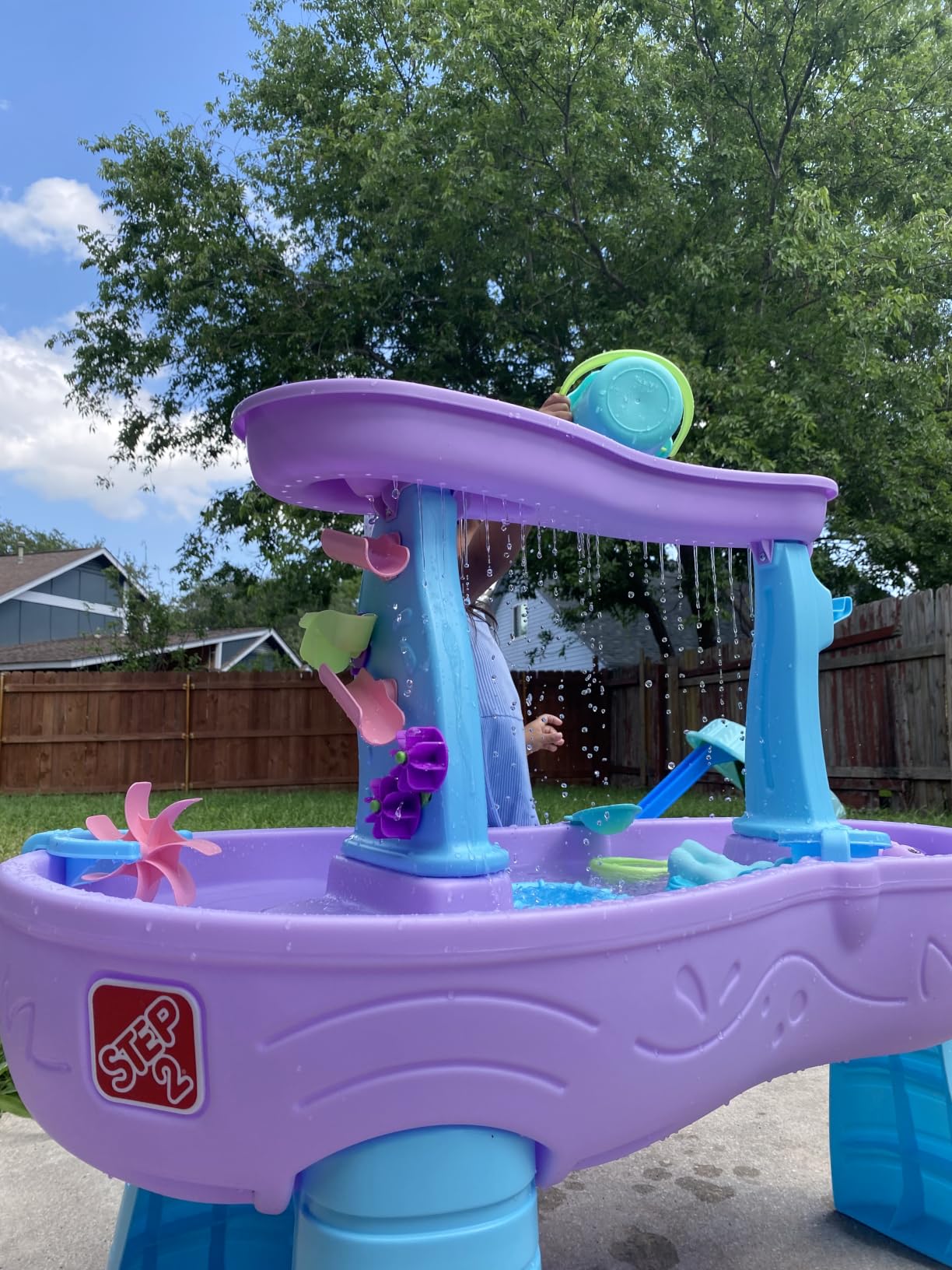 Step2 Tropical Rainforest Water Table for Kids, Toddler Outdoor Sensory Play Table, 13 Accessories, Ages 18 Months+ customer photo 1