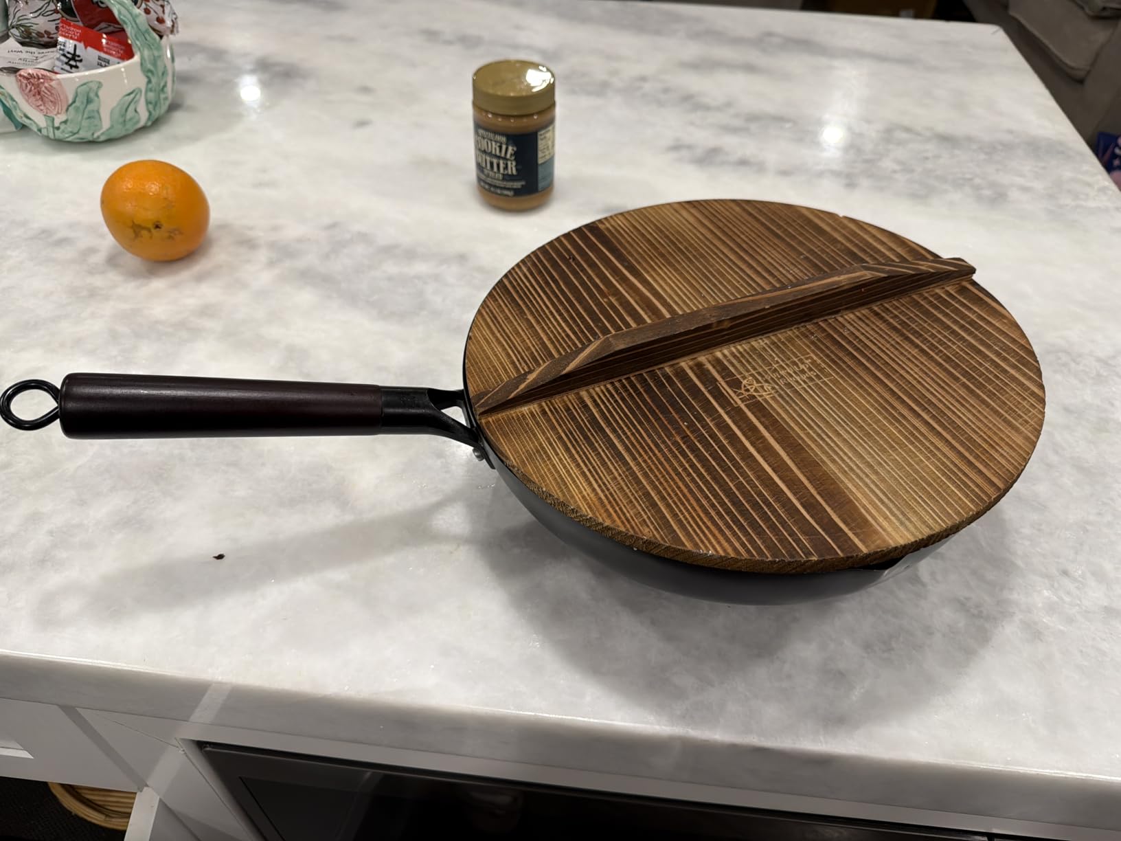 Souped Up Recipes 12.5 Inch Carbon Steel Wok For Electric, Induction and Gas Stoves (Lid, Spatula and User Guide Video Included) customer photo 2