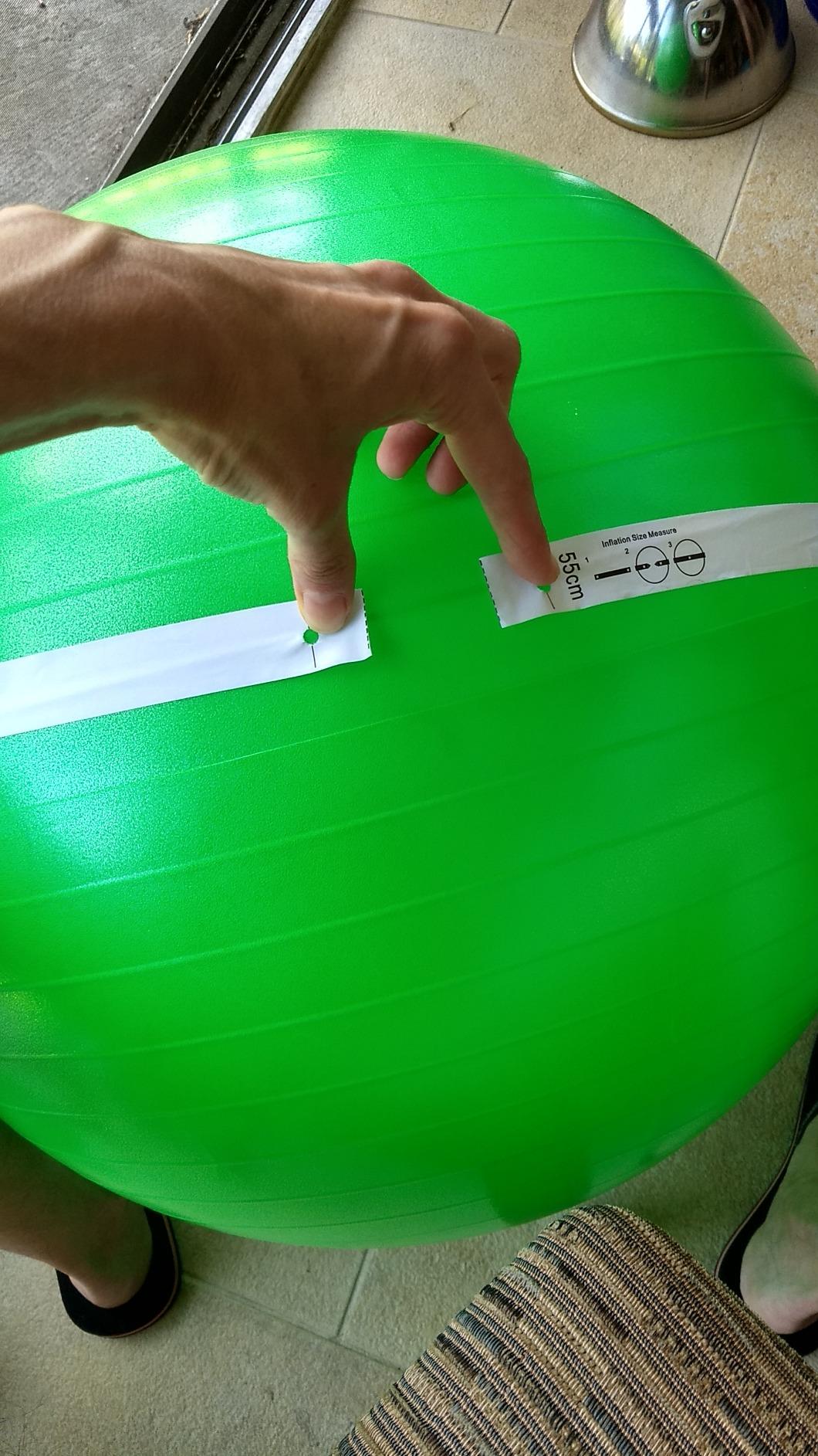Fitvids Anti-Burst and Slip Resistant Exercise Ball Yoga Ball Fitness Ball Birthing Ball with Quick Pump customer photo 2