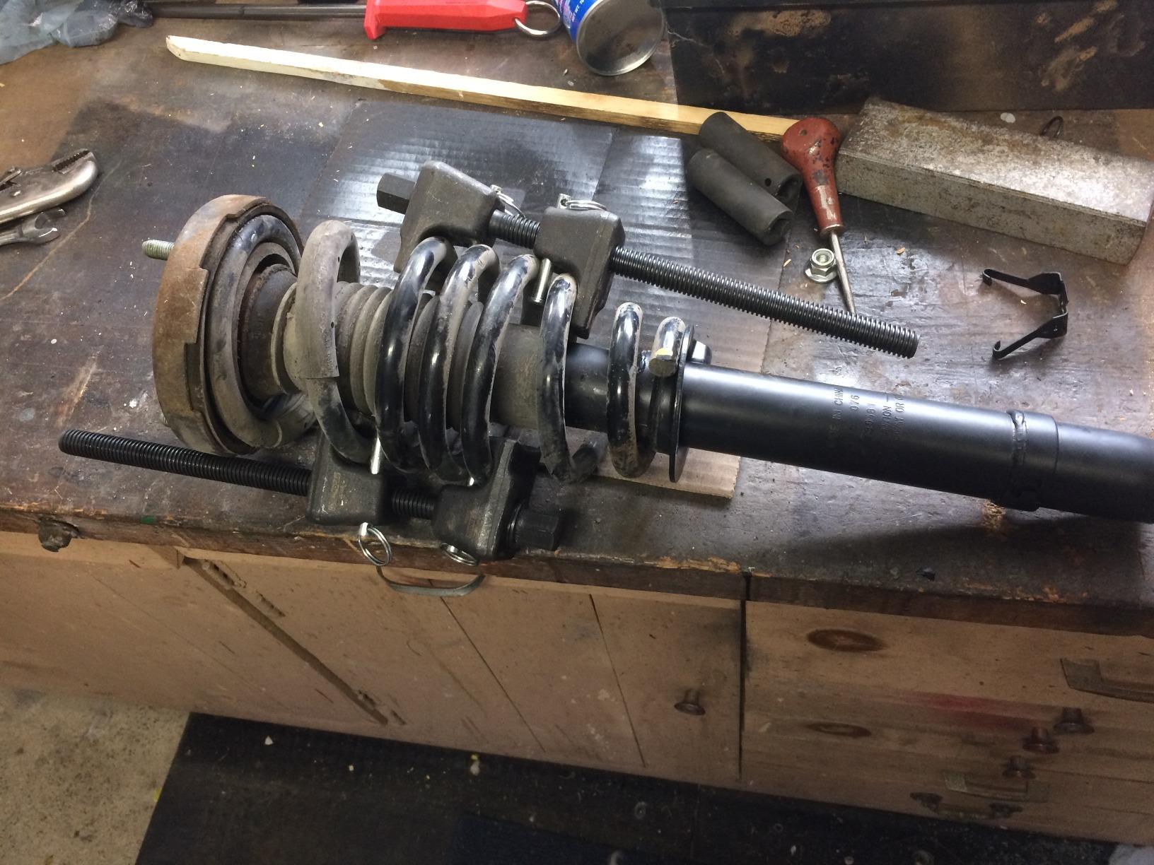 OEMTOOLS Coil Spring Compressor, MacPherson Strut Spring Compressor customer photo 1