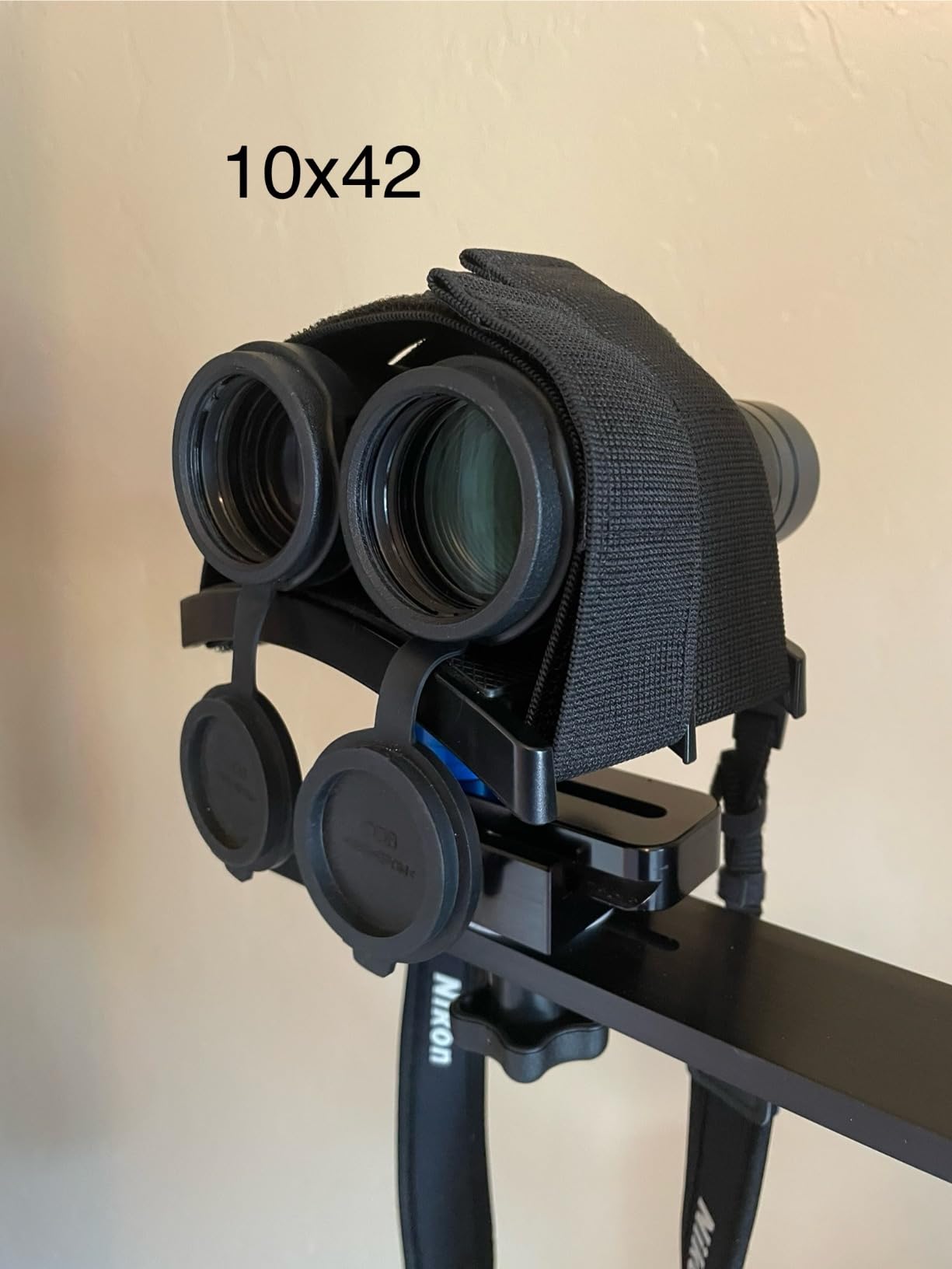 Gosky Universal Binocular Tripod Mount, Stabilite Adapter - 1/4-20 - New Rest Compatible with All Tripods customer photo 2