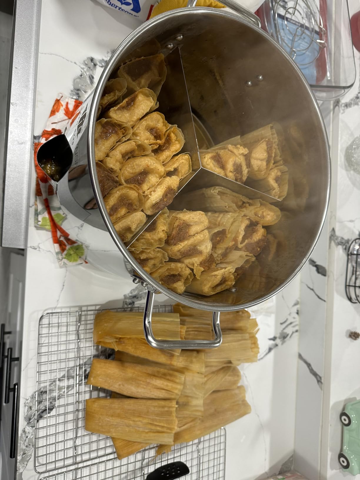 ARC 24QT Stainless Steel Tamale Steamer Pot w/Easy-fill Water Spout, 6 Gal | Seafood Crab Steam with Divider and Steamer Rack, Olla Tamalera, Canner Canning, Lobster Steaming customer photo 2