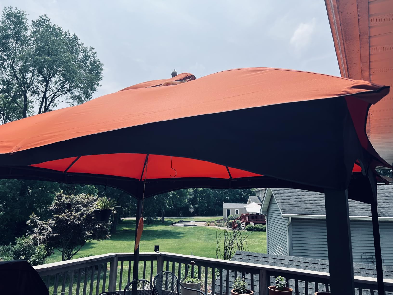 Eurmax USA High Performance Replacement Canopy Top for Lowe's Allen Roth Heavy Duty Gazebo Roof Gazebo Top with Air Vent 10X12 Cover #GF-12S004B-1, Replacement Top Only (Khaki) customer photo 2