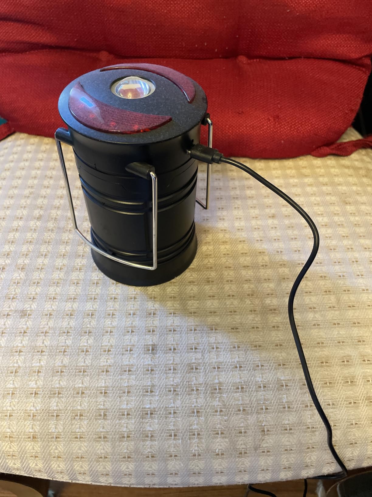 2 Pack Camping Lanterns, 2-in-1 Rechargeable Lantern, Hurricane Lights LED Lantern with Flashlight & Magnet Base for Camping, Hiking, Emergency customer photo 1