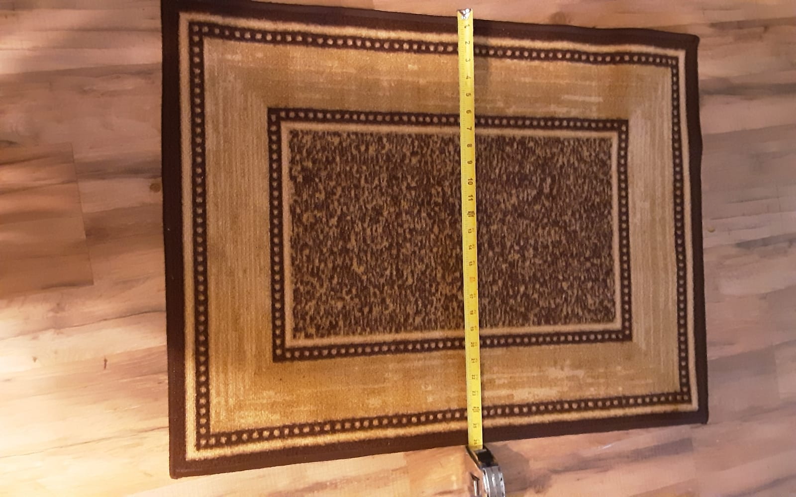 Ottomanson 3x10 Hallway Runner Rug - Non-Slip Kitchen Rugs | Border Entryway Rug Runner Ultra Thin Floor Mat - 10 ft Carpet for Bathroom, Living Room, Bedroom, 2'7