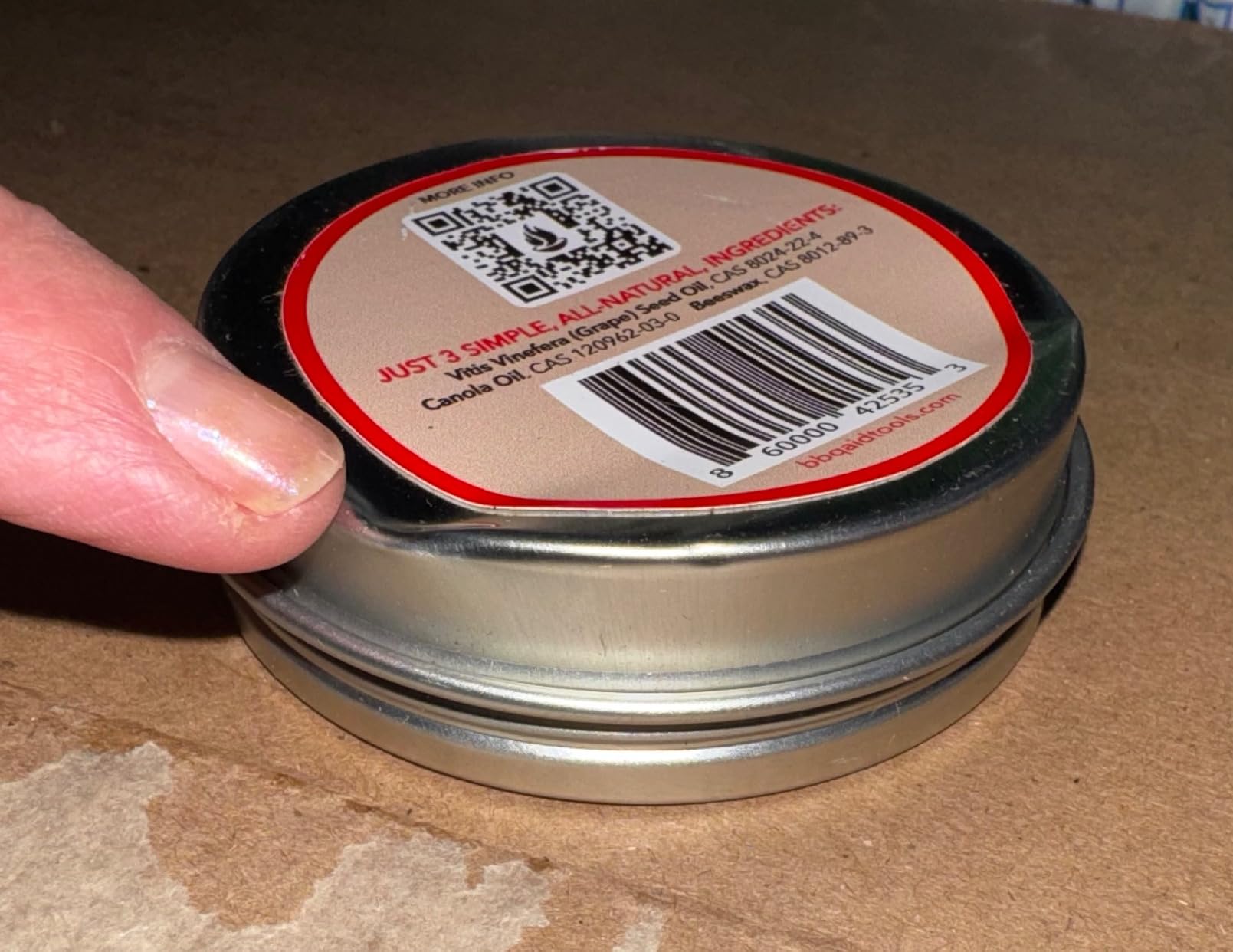 Cast Iron and Carbon Steel Seasoning Wax 1.5 Oz Restore Kitchenware (1Pack) | Premium Conditioner for Castiron Skillet, Carbon Steel Pan, Griddle & Knife Handles, All-Natural Wax Polish customer photo 2