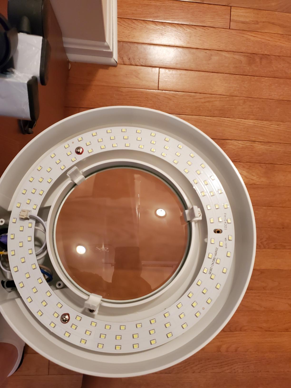 15X Magnifying Floor Lamp with 5 Wheels Rolling Base for Estheticians - 2,200 Lumens LED Dimmable Light with Magnifying Glass, Lighted Magnifier for Reading, Crafts, Sewing, Close Work, Estheticians customer photo 2