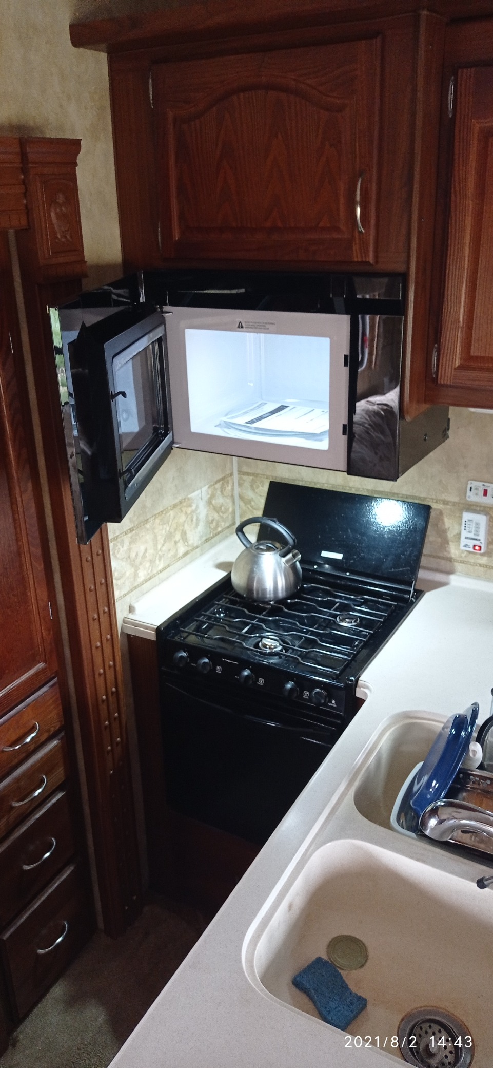 24 in. Stellar Collection 1.3 cu ft Over the Range Microwave, Vent Fan, Stainless | Cosmo COS-2413ORM1SS 1000W, Touch Presets, Sensor Cooking, Automatic Defrost, LED Light, Child Safety Lock customer photo 2