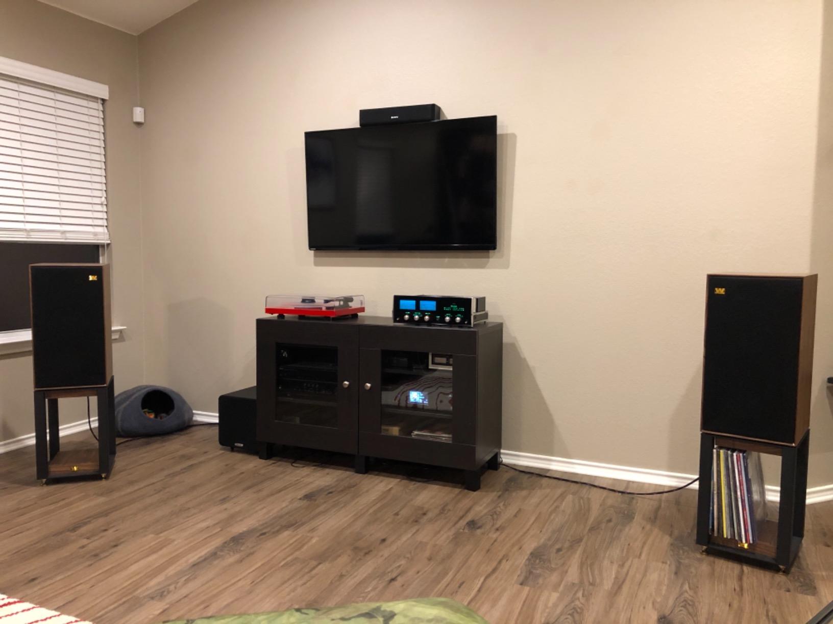 Wharfedale - Linton with Stands (Walnut) Walnut customer photo 2