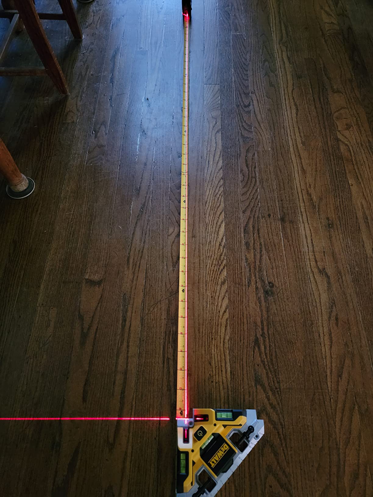 DEWALT DW0802 33' Laser Square, Yellow customer photo 1