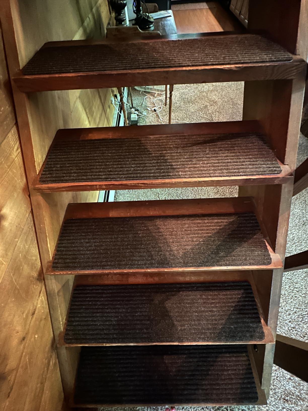 MBIGM Carpet Stair Treads for Wooden Steps, 15 Pack, 8