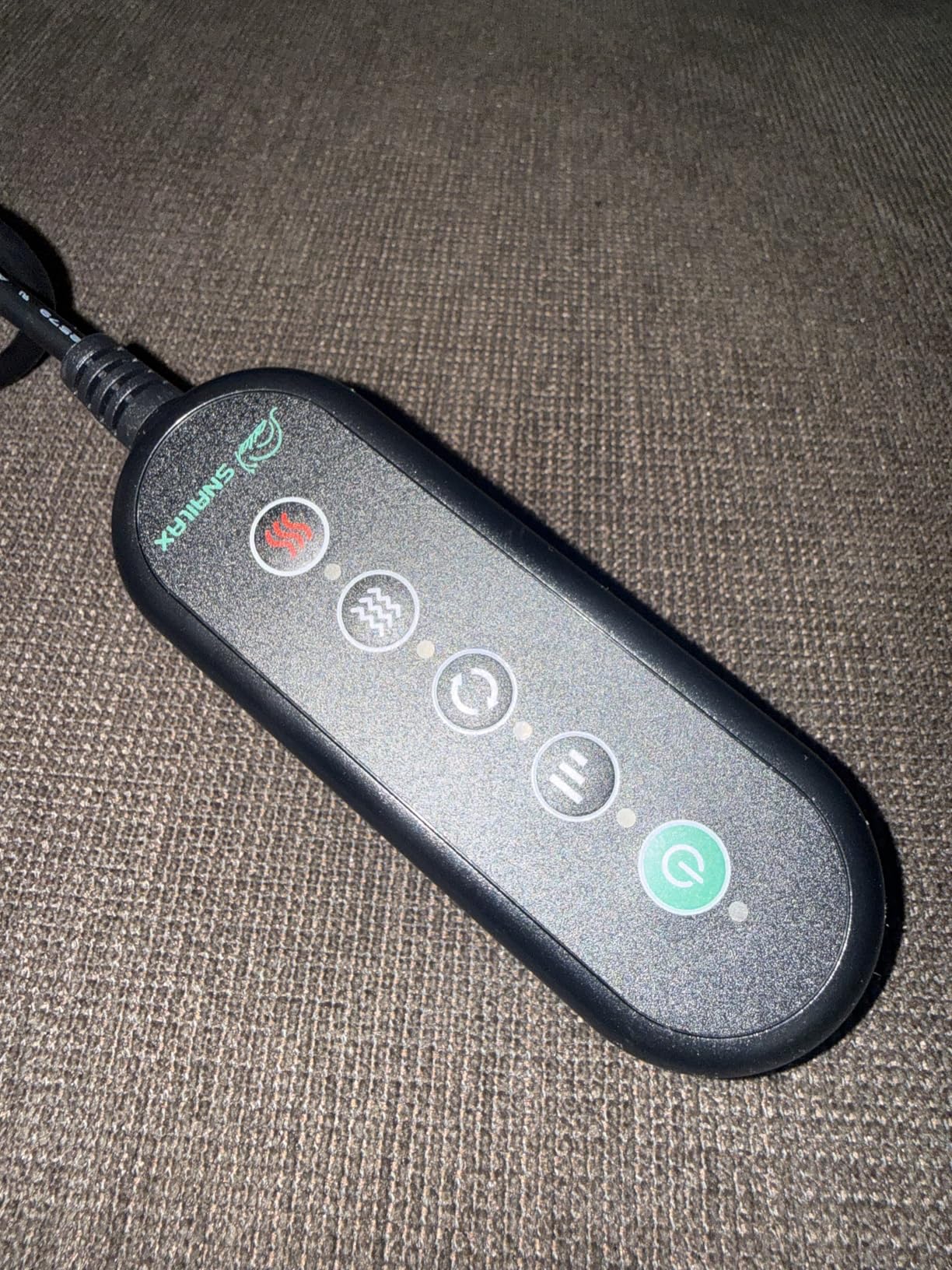 Snailax Back Massager with Heat, Shiatsu Massage Seat Cushion, 8 Flexible Nodes Massage for Full Back Massage Chair Pad, Chair Massager for Office, Home Use customer photo 2
