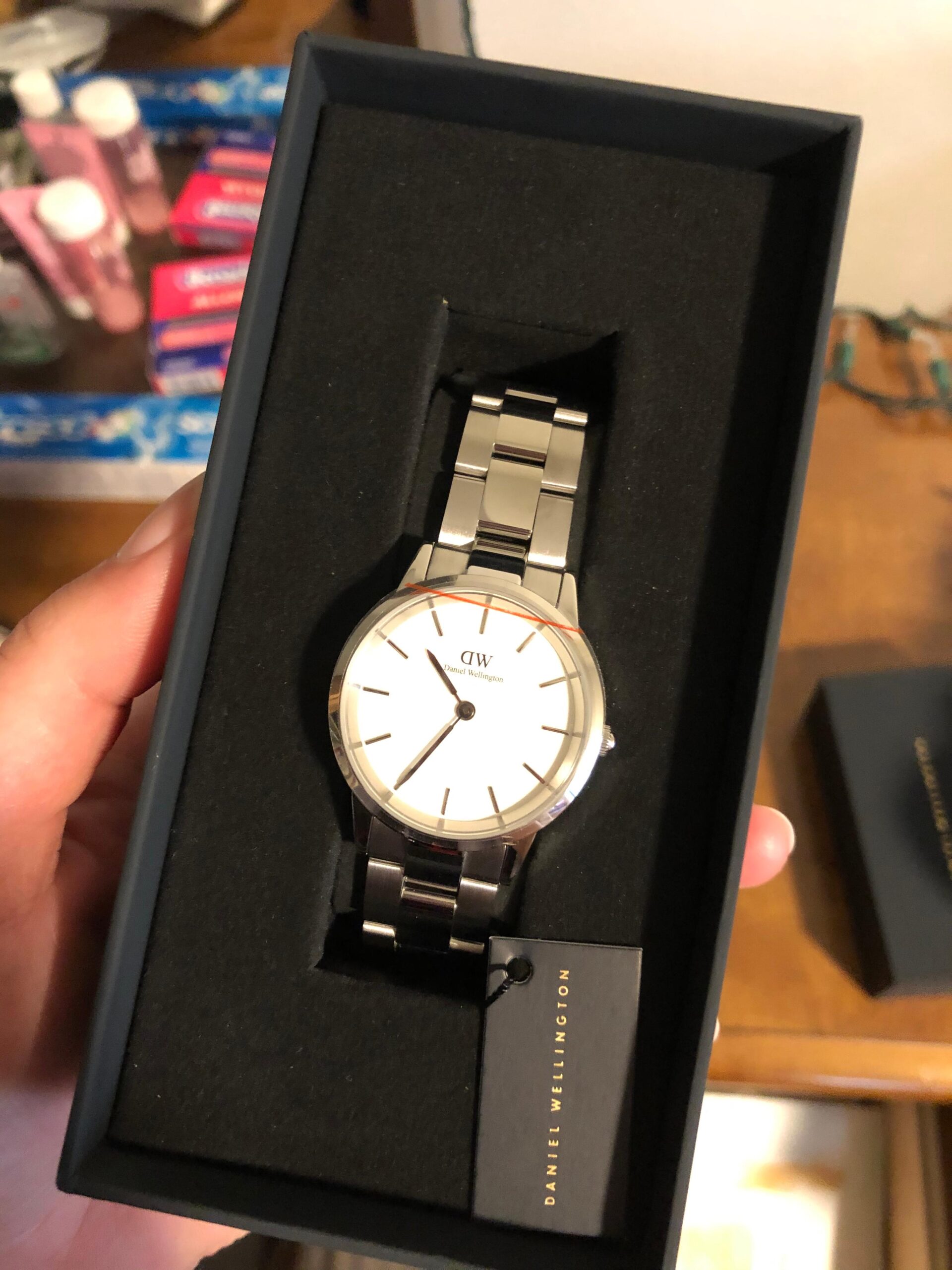Daniel Wellington Iconic Link Watch, Rose Gold or Silver Link Bracelet customer photo 2