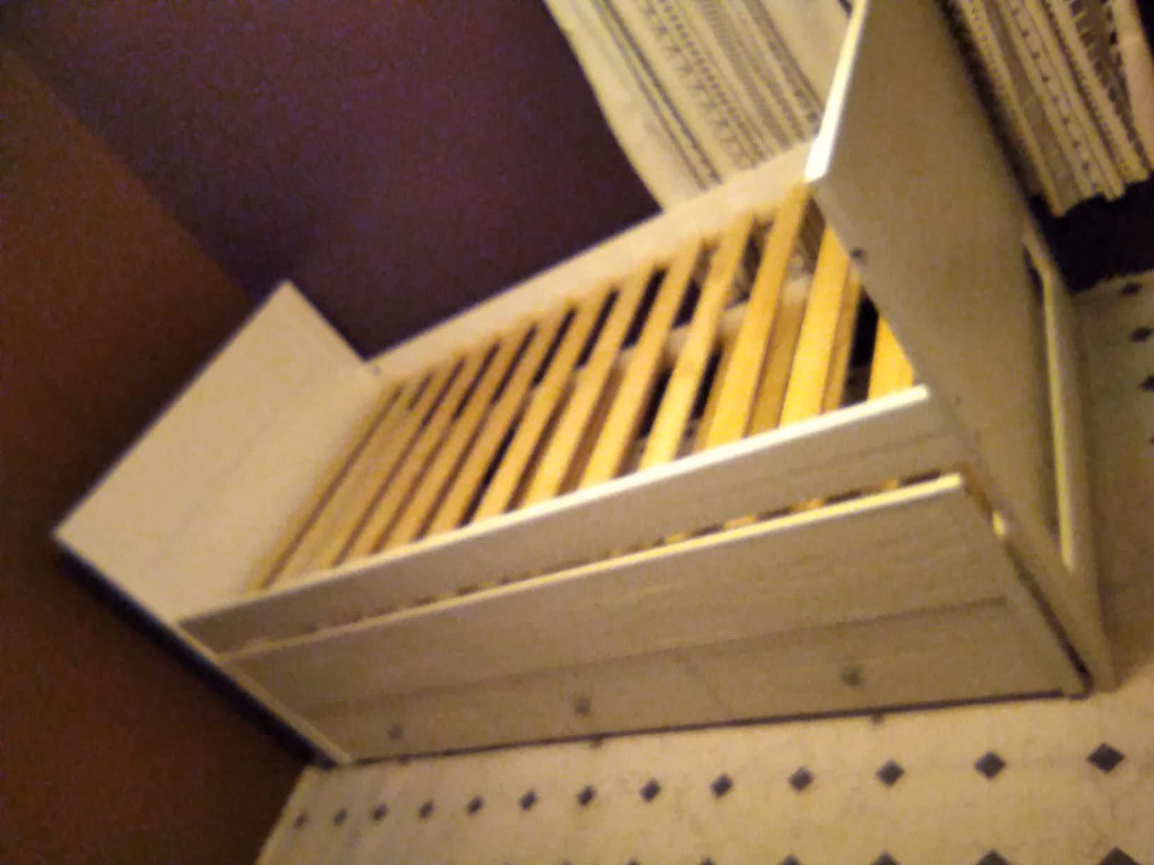 Bedz King Twin Captains Bed with Twin Trundle and 3 Built in Drawers, Rustic White customer photo 1